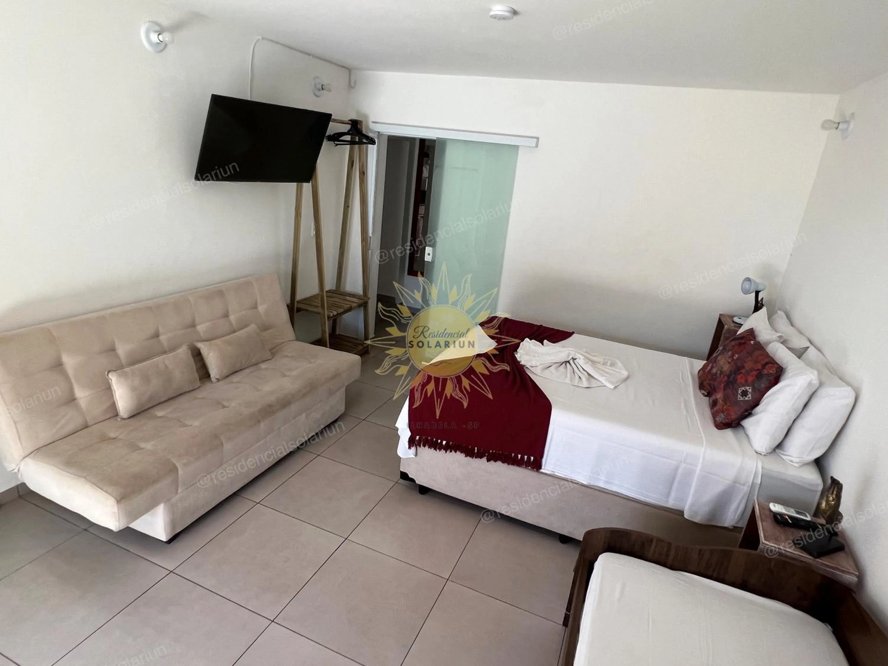 Bed in Residencial Solariun Ilhabela