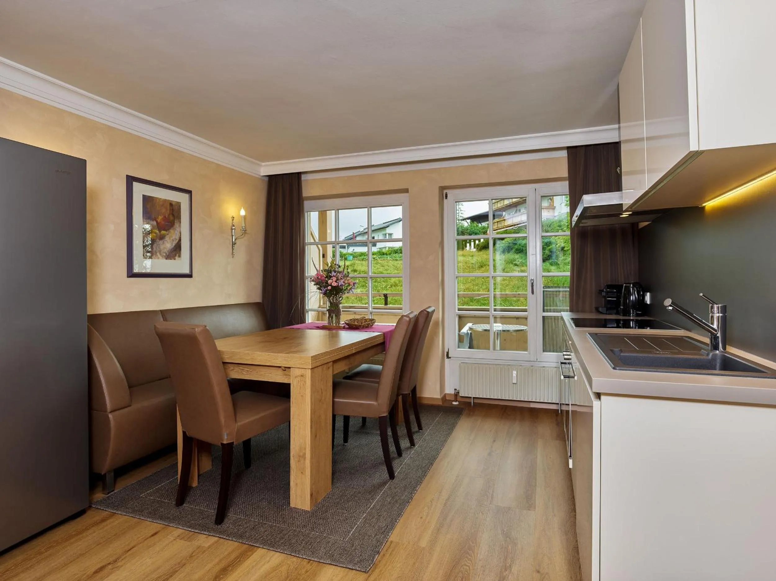 Dining area in A-VITA Viktoria & A-VITA living luxury apartments