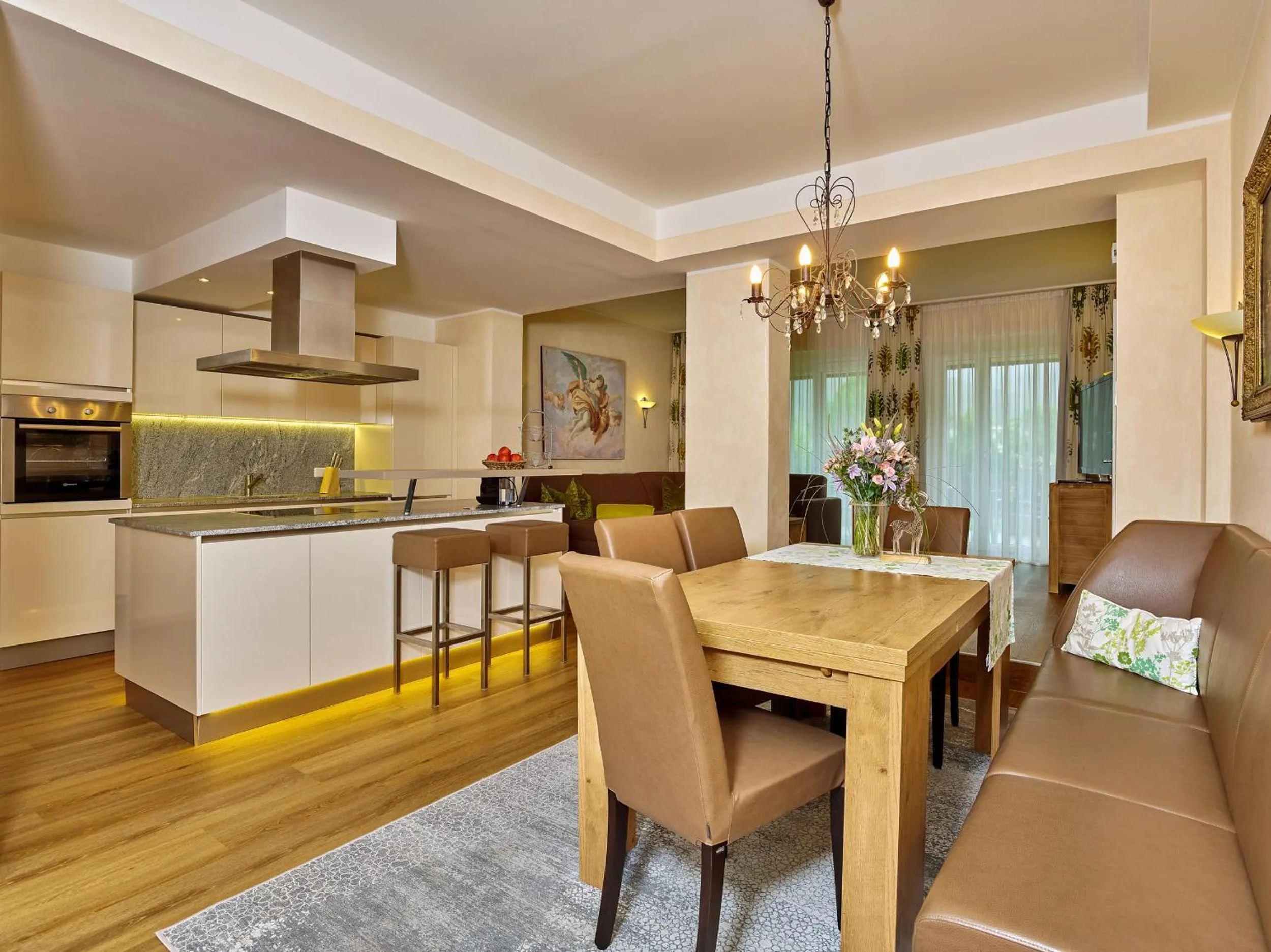 Living room in A-VITA Viktoria & A-VITA living luxury apartments