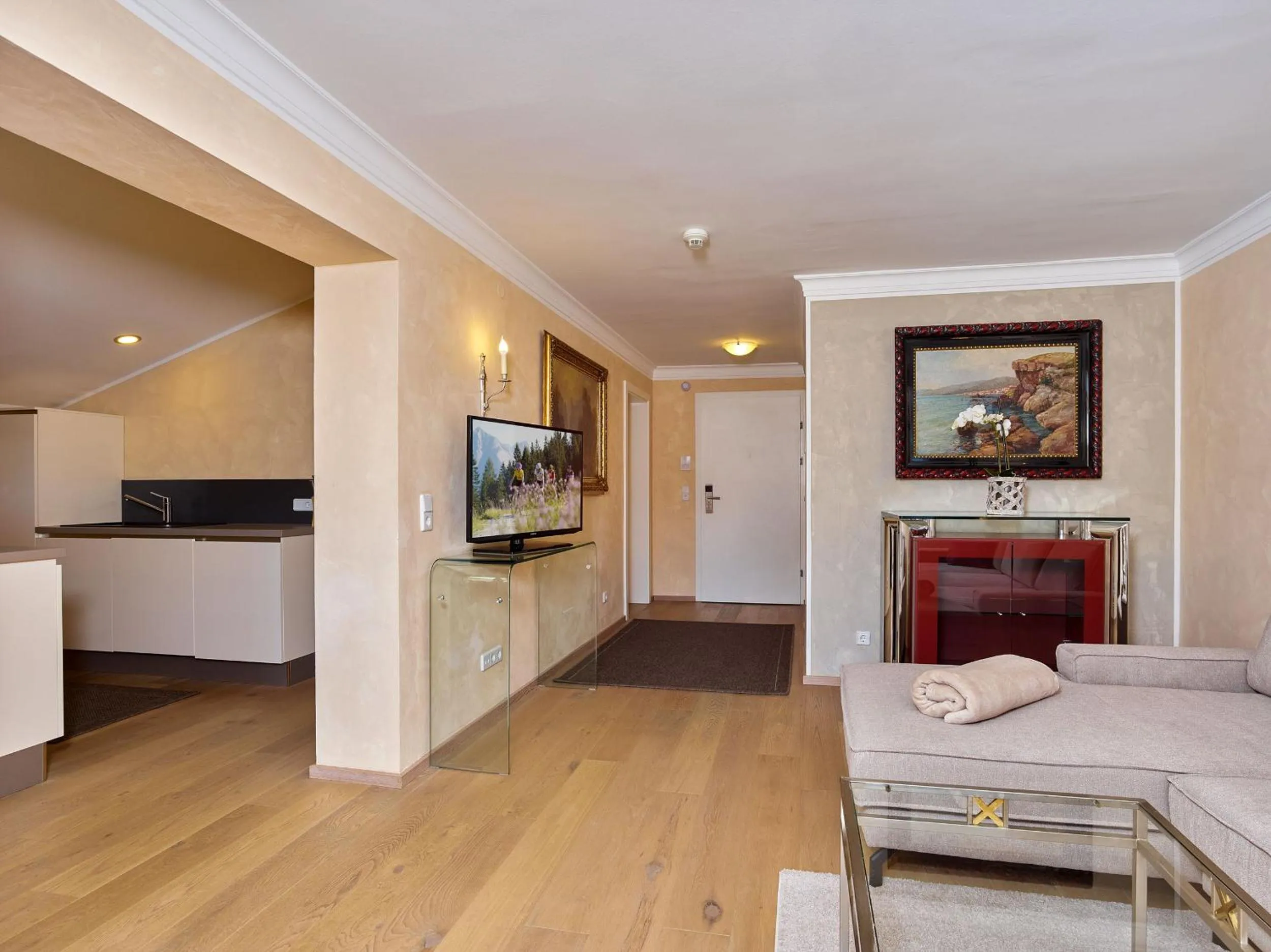 Living room in A-VITA Viktoria & A-VITA living luxury apartments