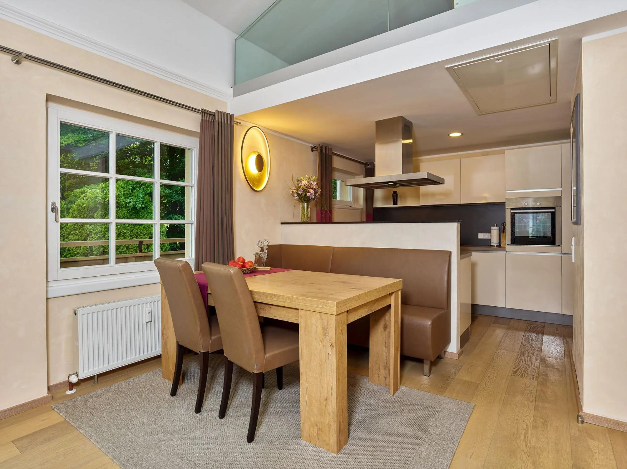 Kitchen or kitchenette in A-VITA Viktoria & A-VITA living luxury apartments