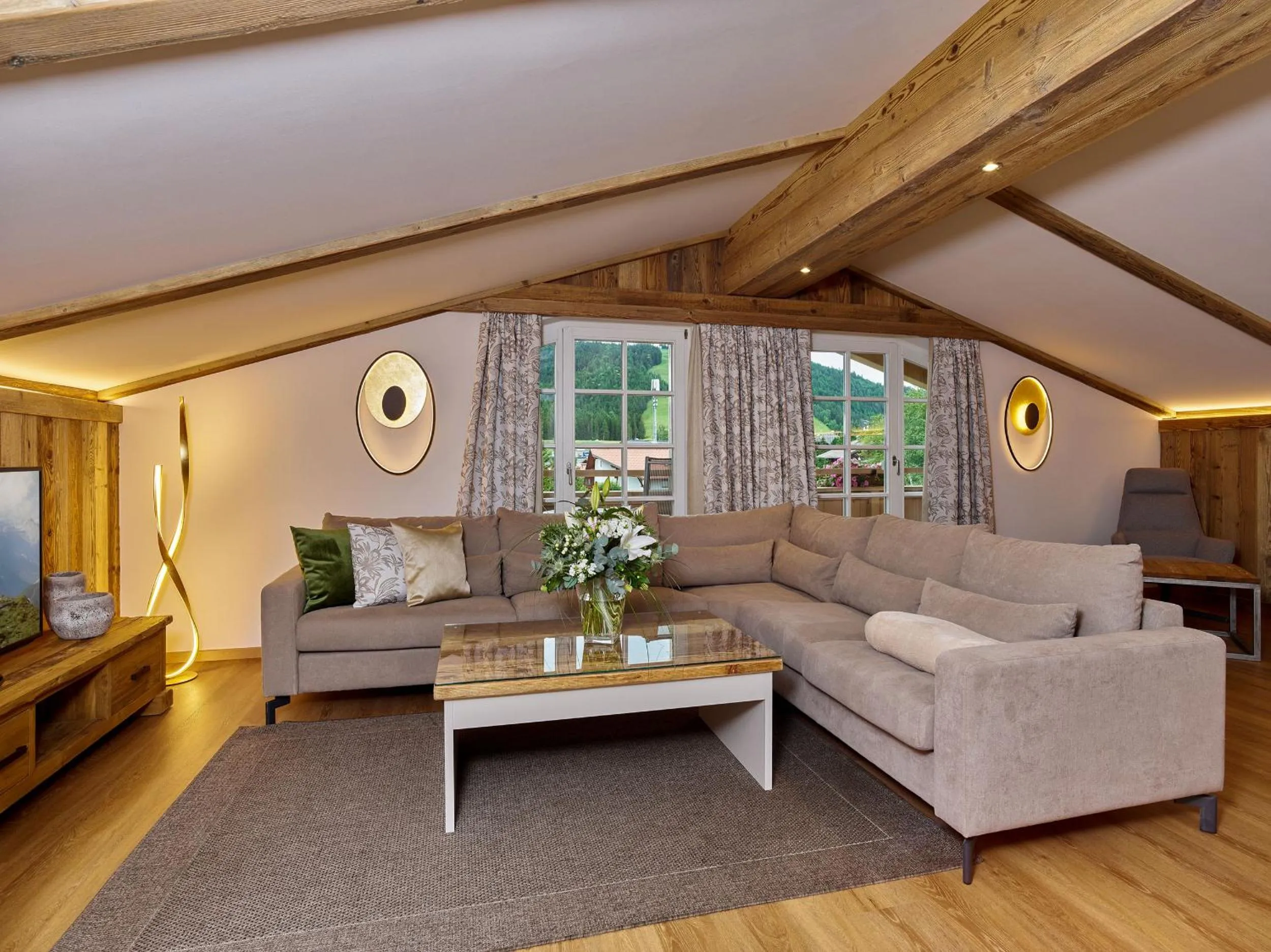 Living room in A-VITA Viktoria & A-VITA living luxury apartments