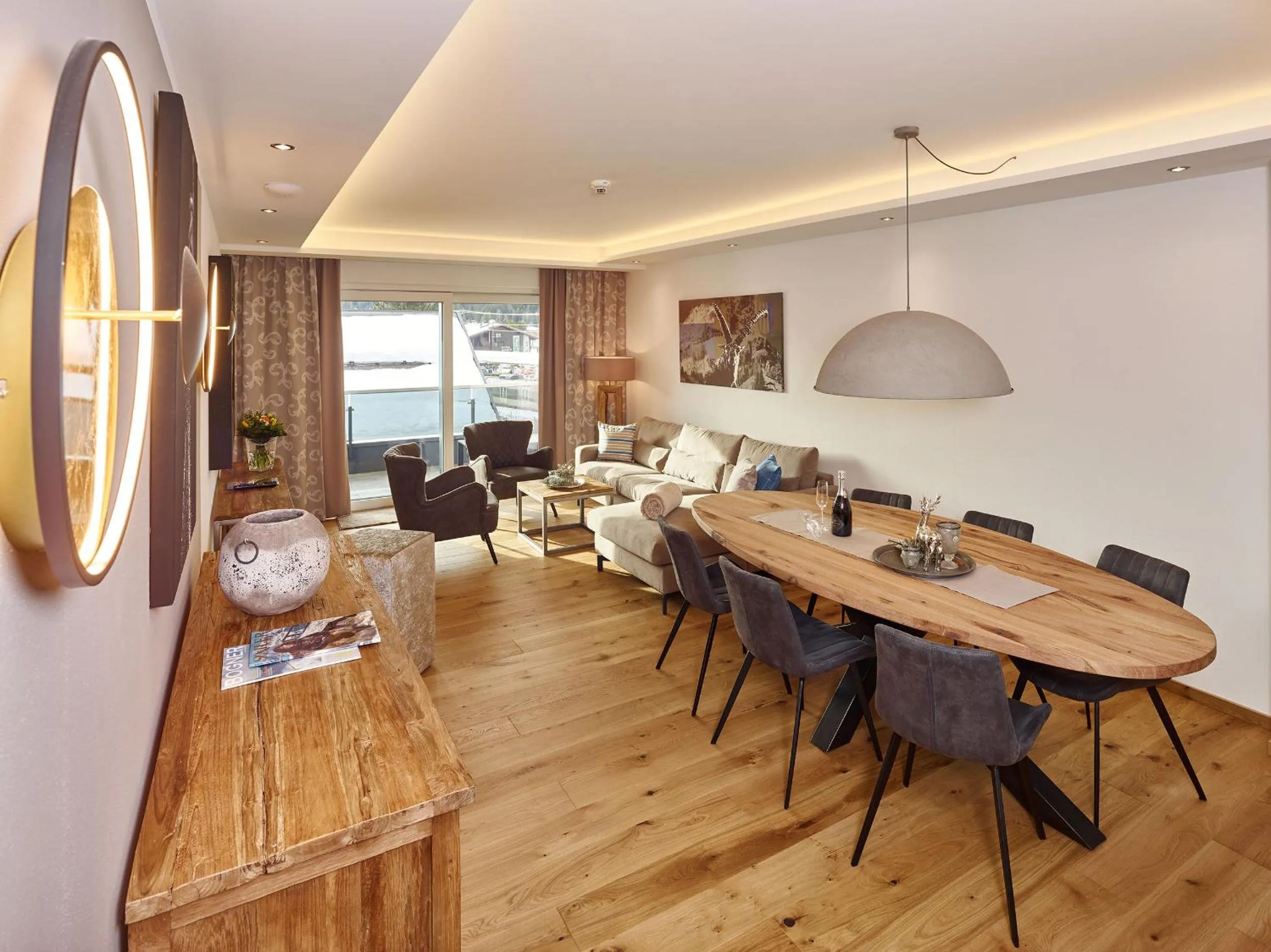 Living room in A-VITA Viktoria & A-VITA living luxury apartments