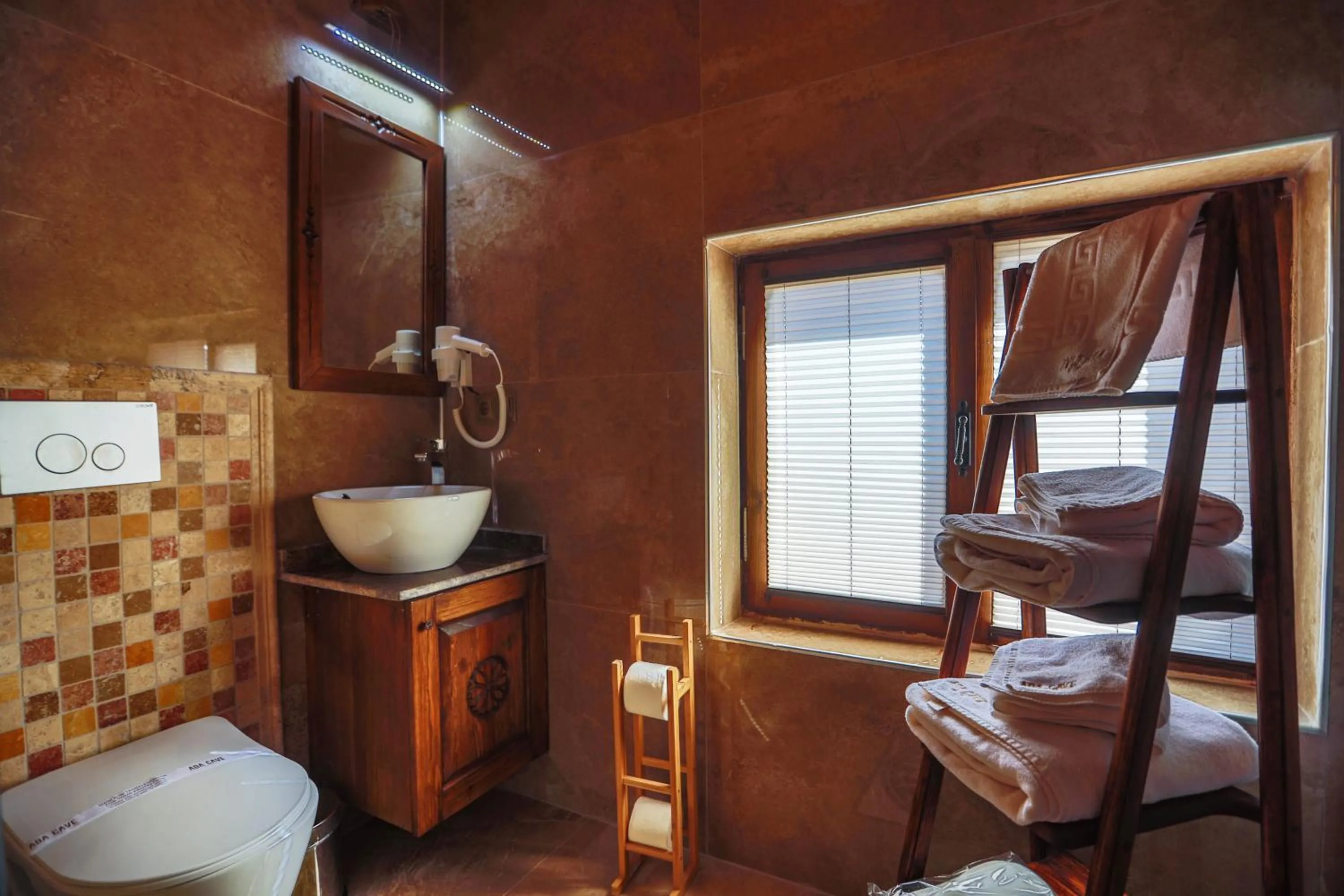 Bathroom in Ada Cave Suites