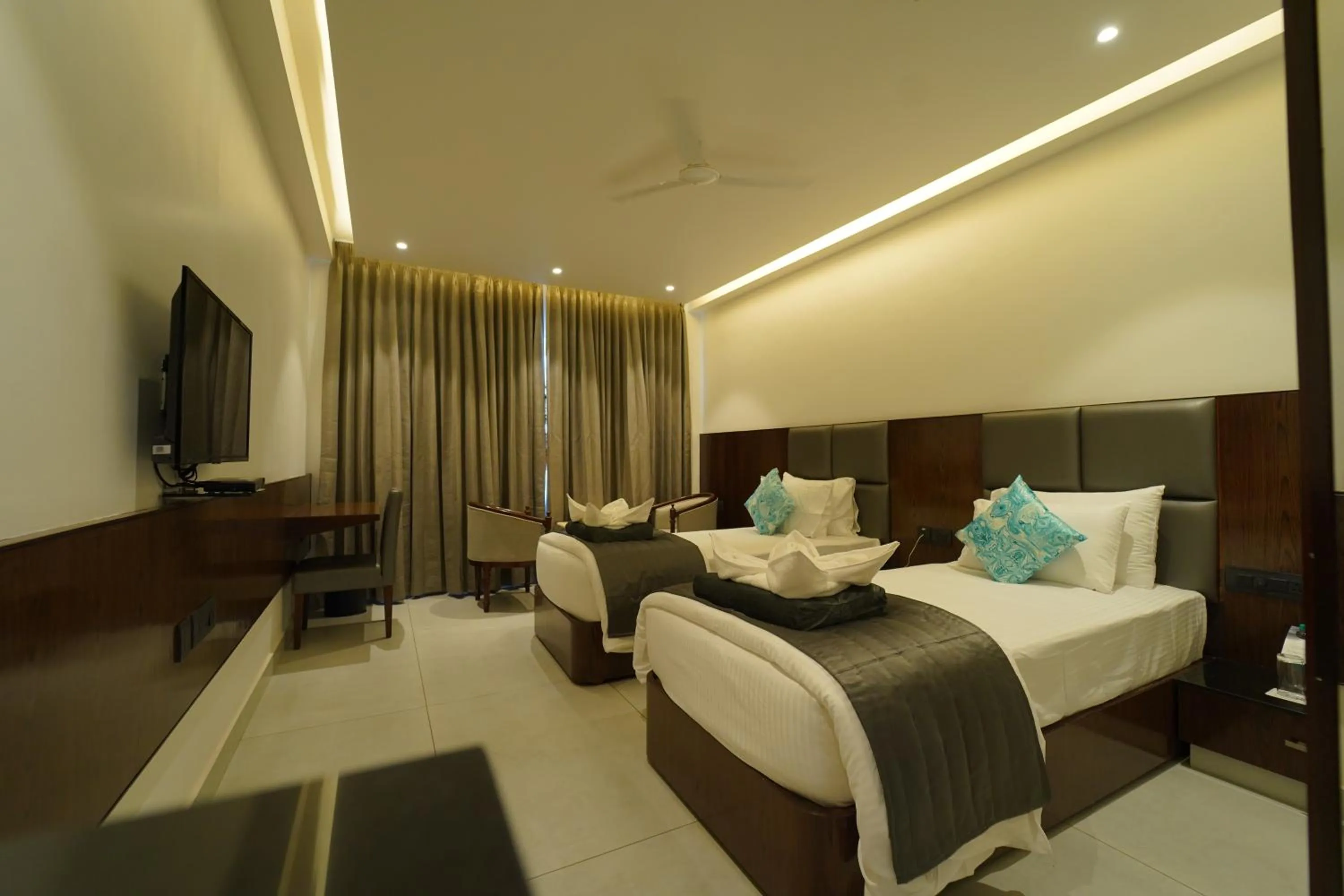 Bed in Kyriad Vajram Guntur