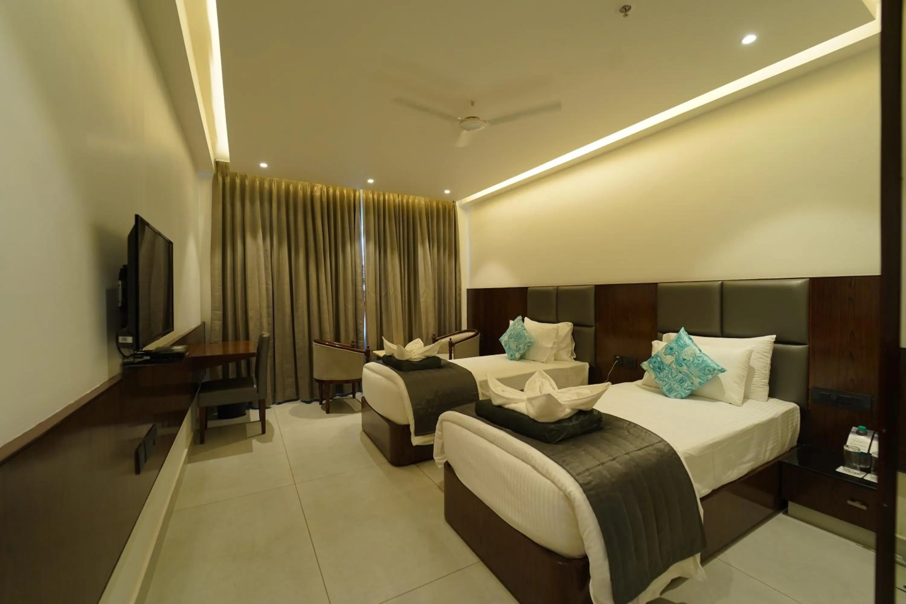 Bed in Kyriad Vajram Guntur