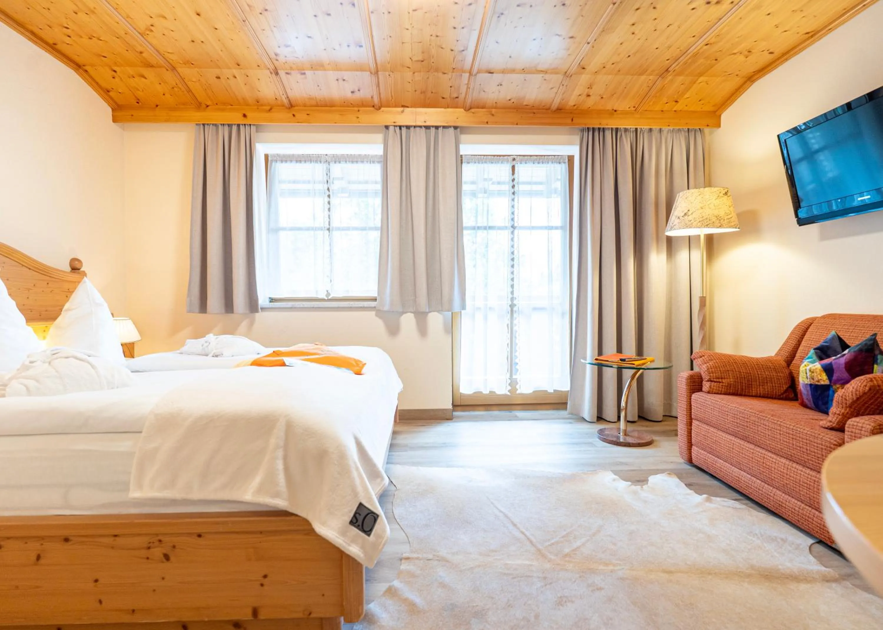 Bed in Hotel Vitaler Landauerhof