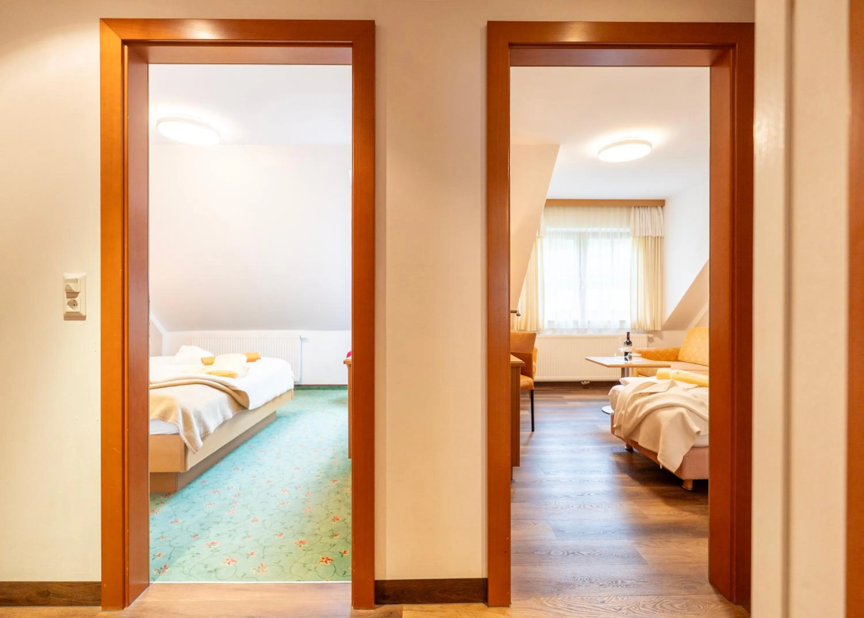 Bed in Hotel Vitaler Landauerhof