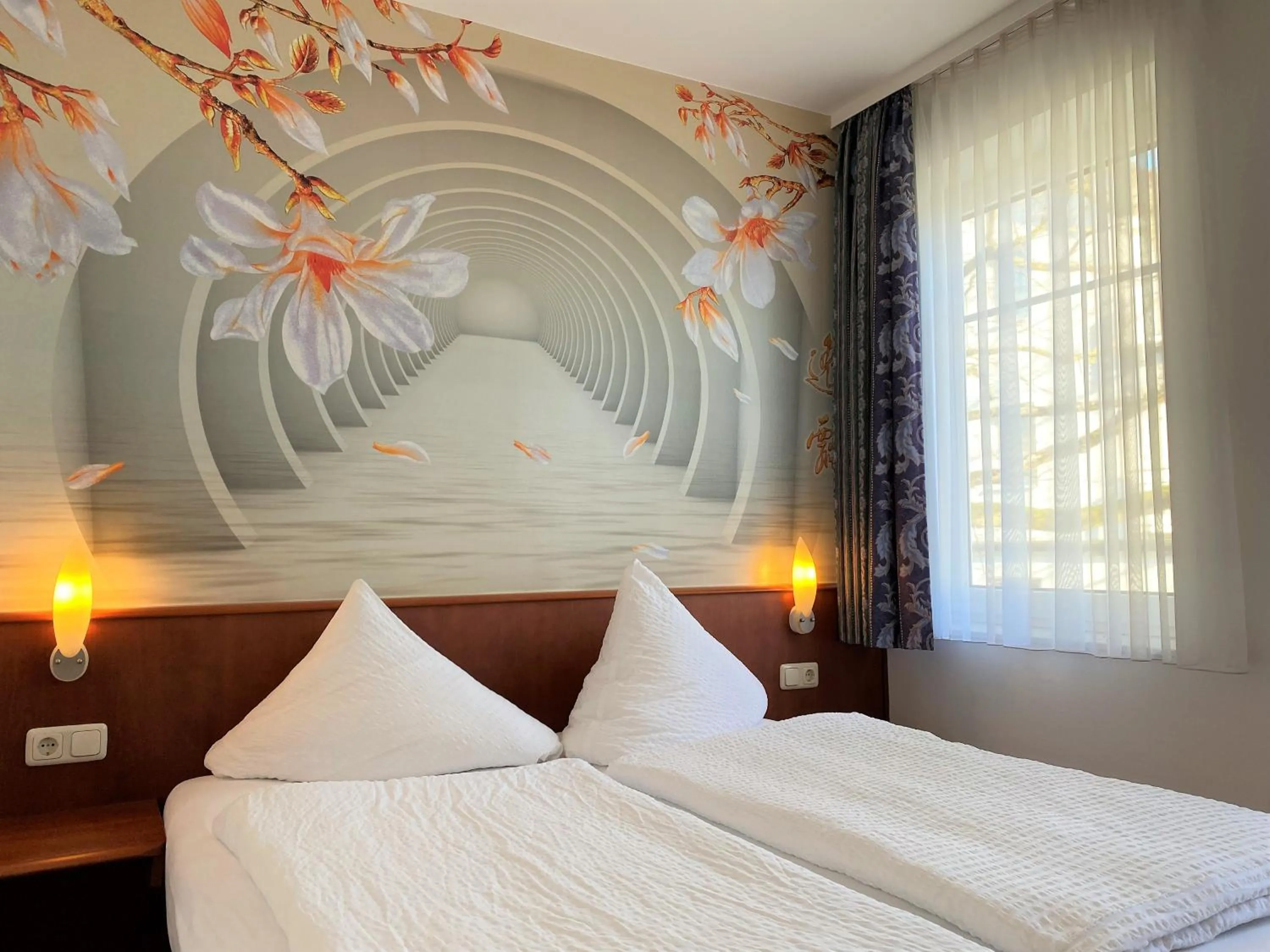 Bed in Appartementhaus Sonnenschein