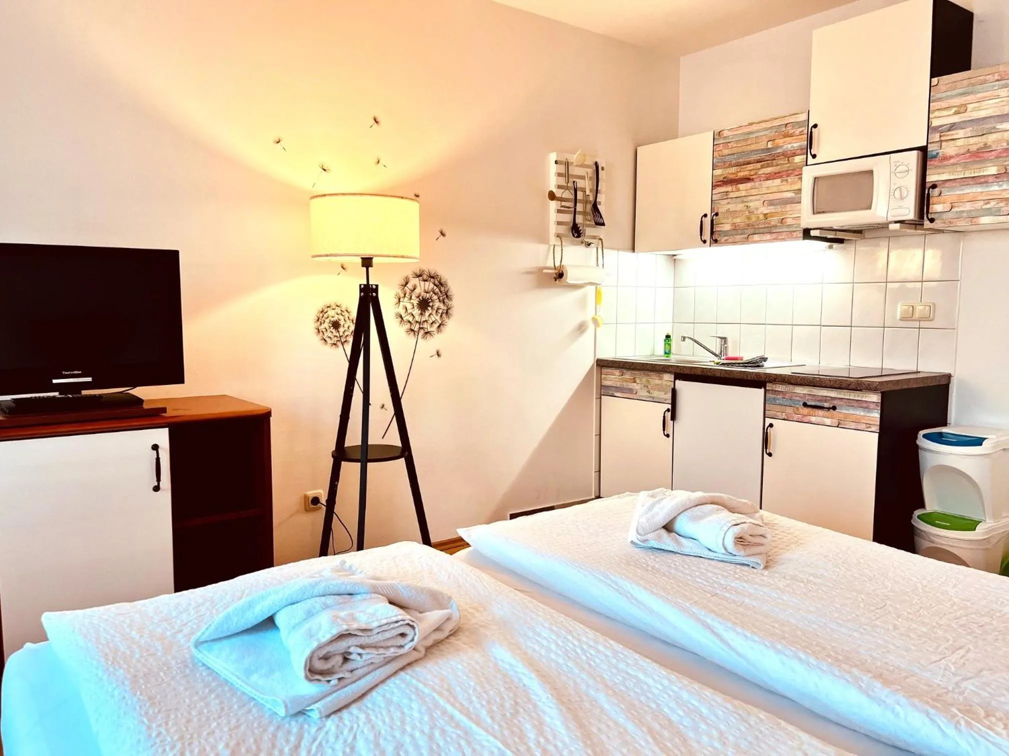 Bed in Appartementhaus Sonnenschein