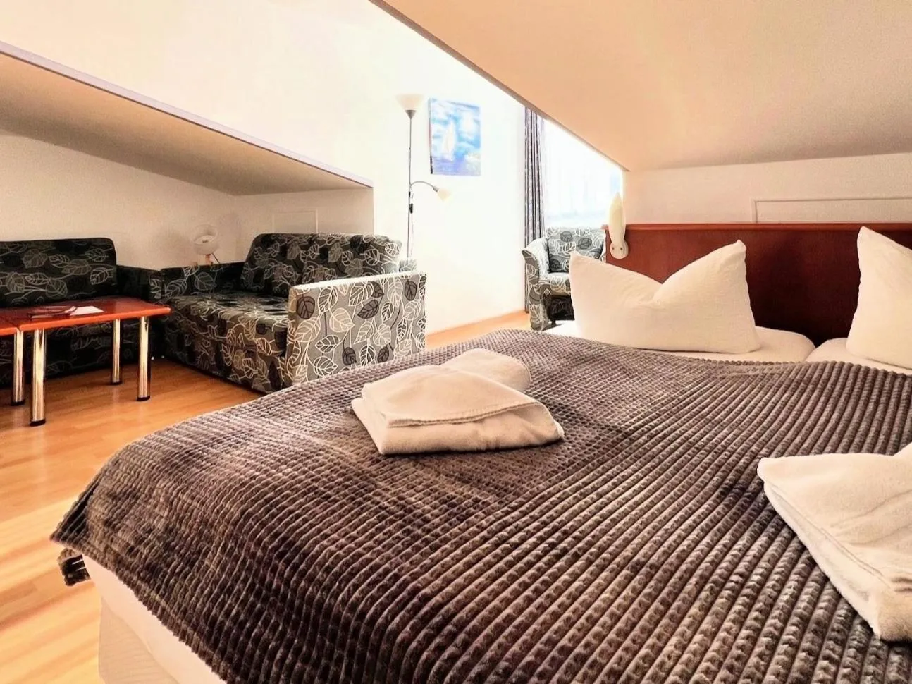 Bed in Appartementhaus Sonnenschein