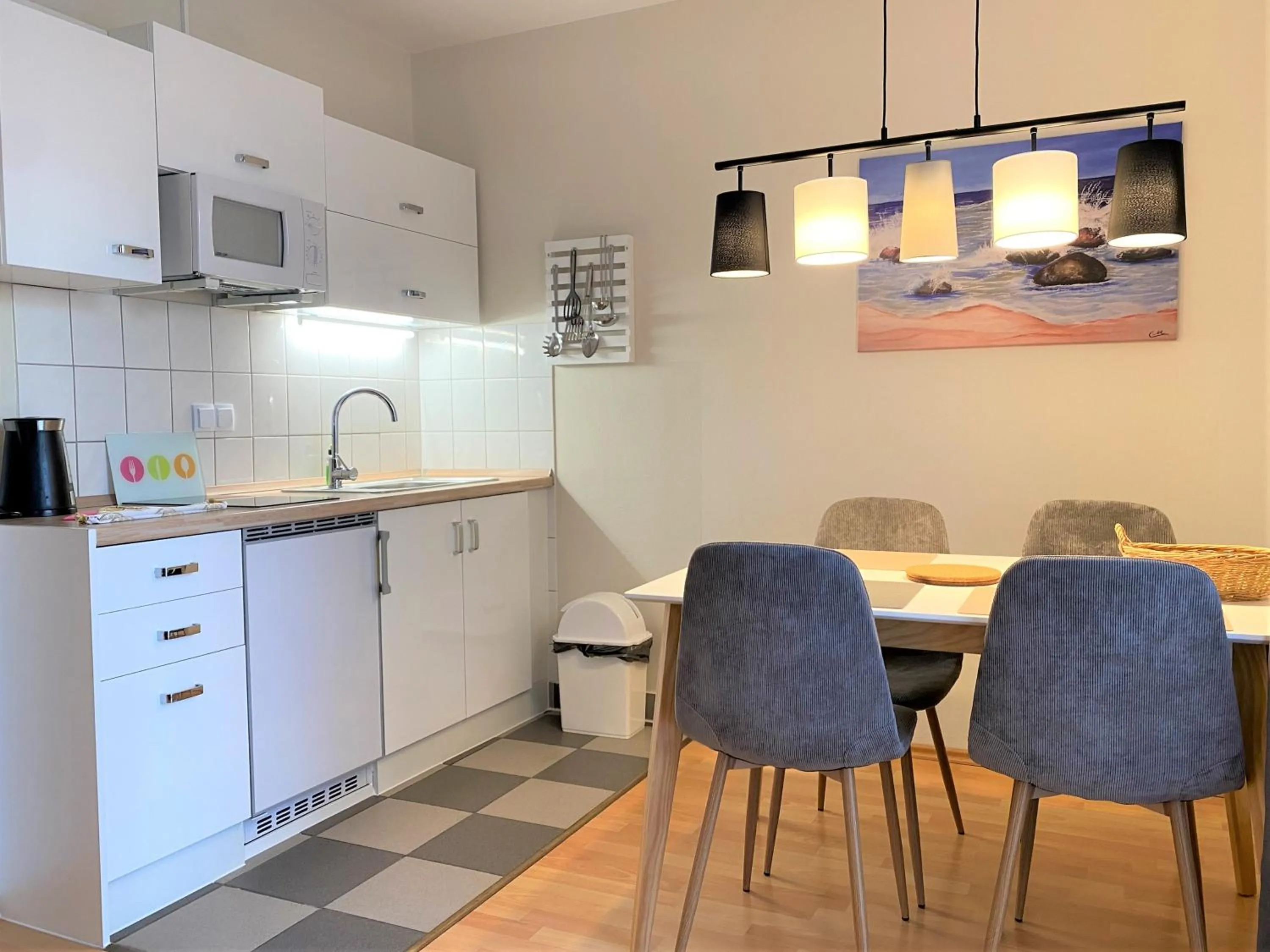 Kitchen or kitchenette in Appartementhaus Sonnenschein
