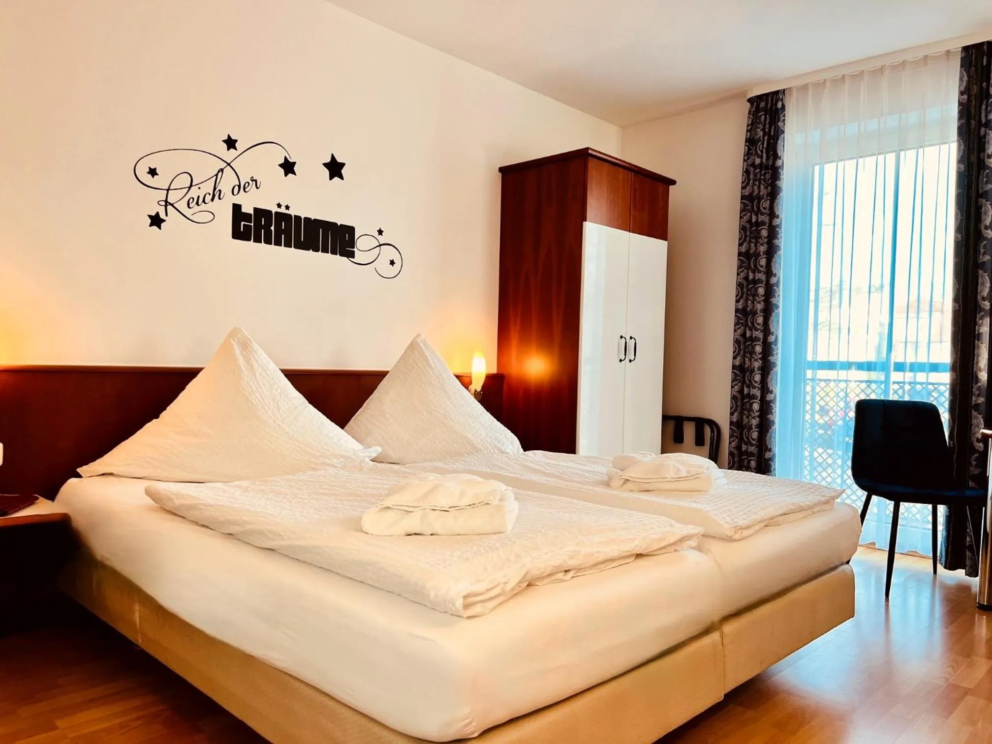 Bed in Appartementhaus Sonnenschein