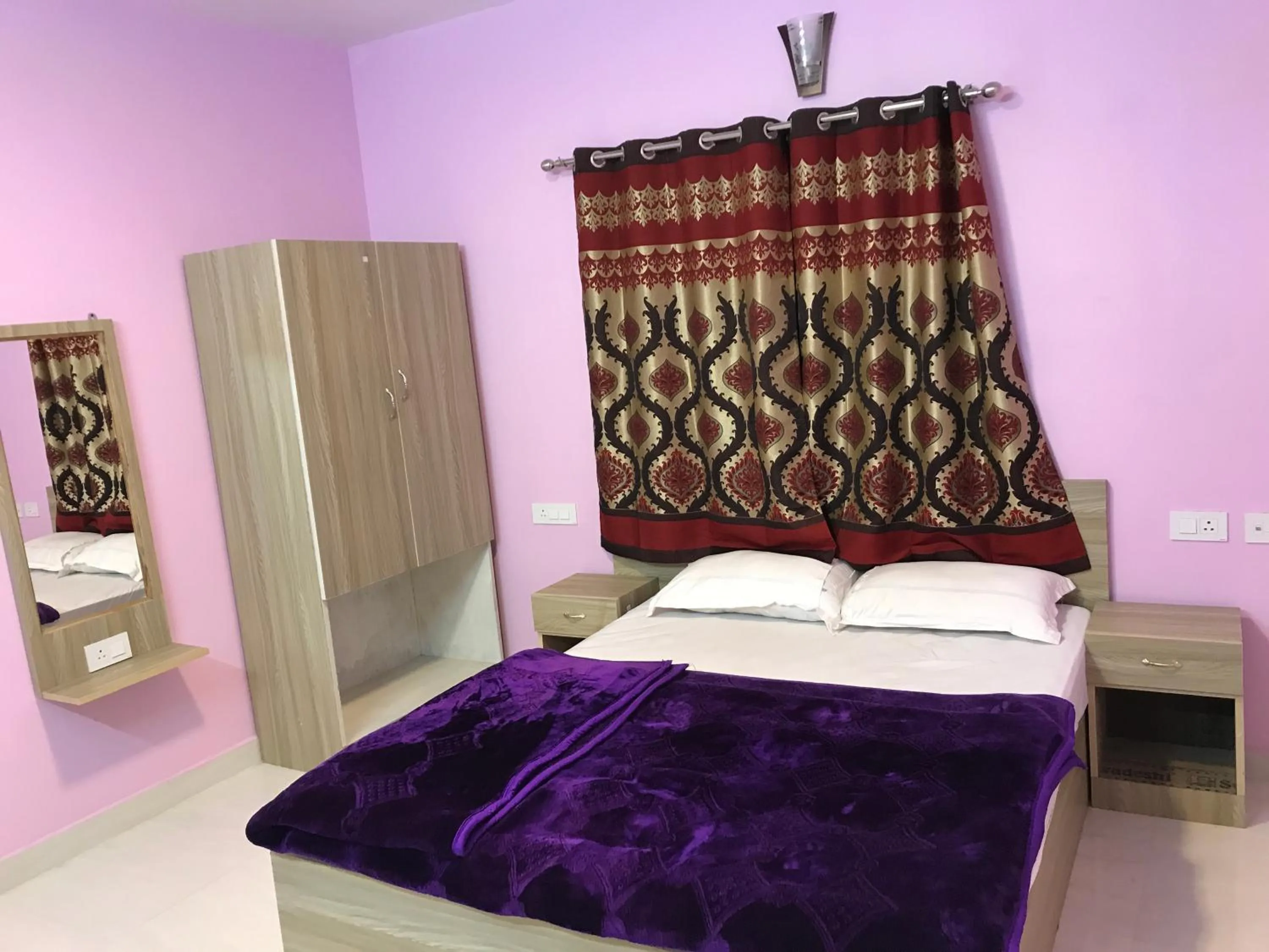 Bed in HAPPYSTAY rooms and cottages