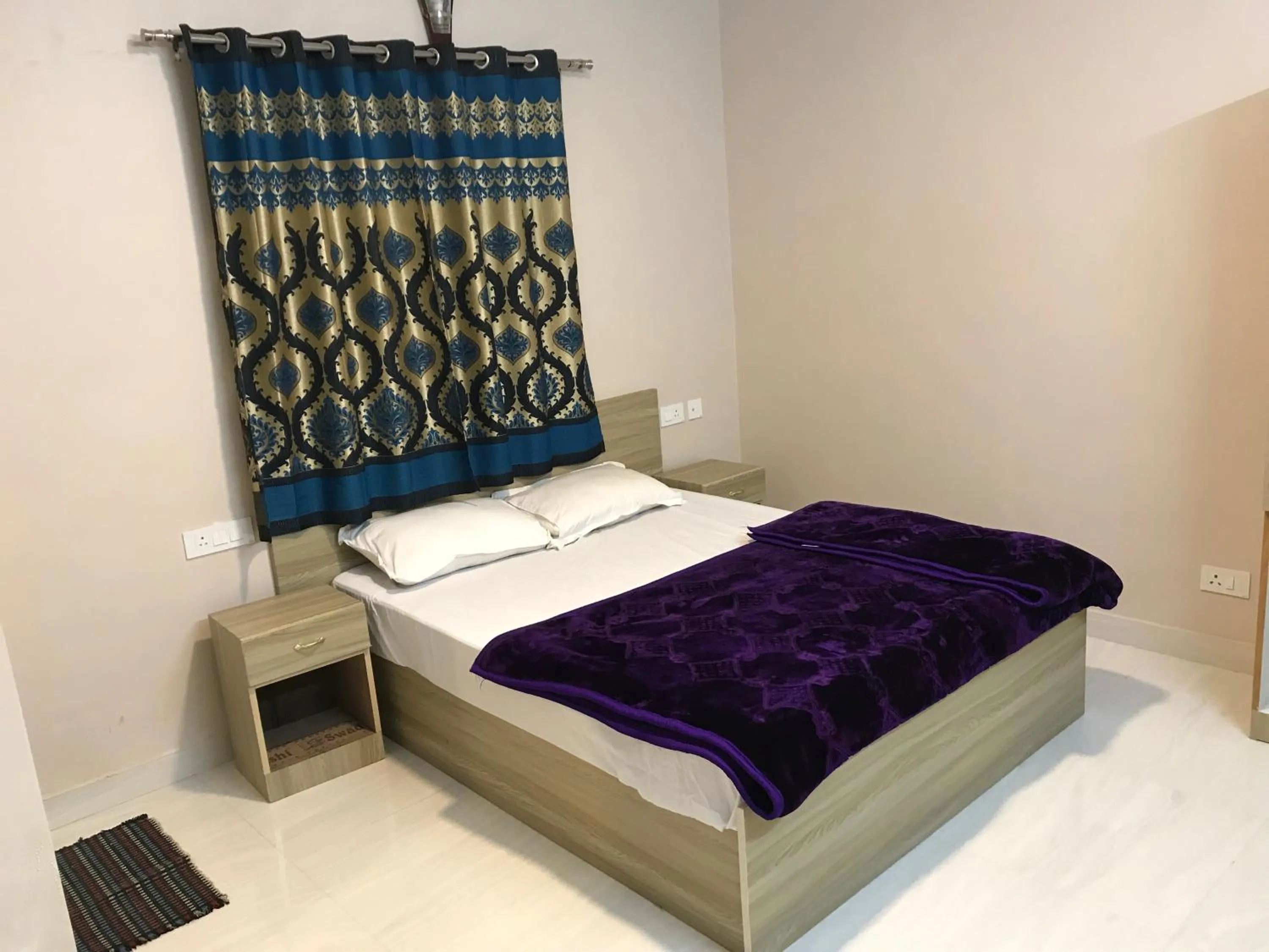 Bed in HAPPYSTAY rooms and cottages