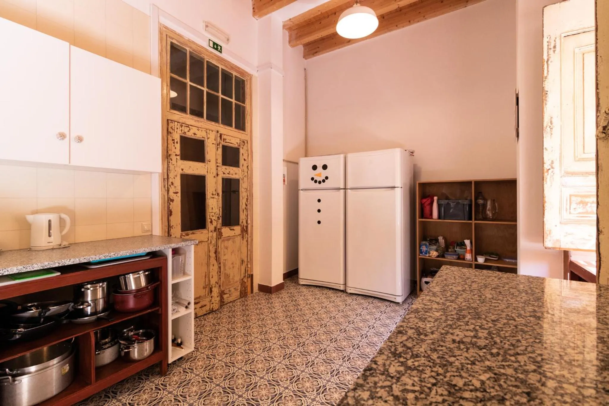 Kitchen or kitchenette in Tilia Hostel