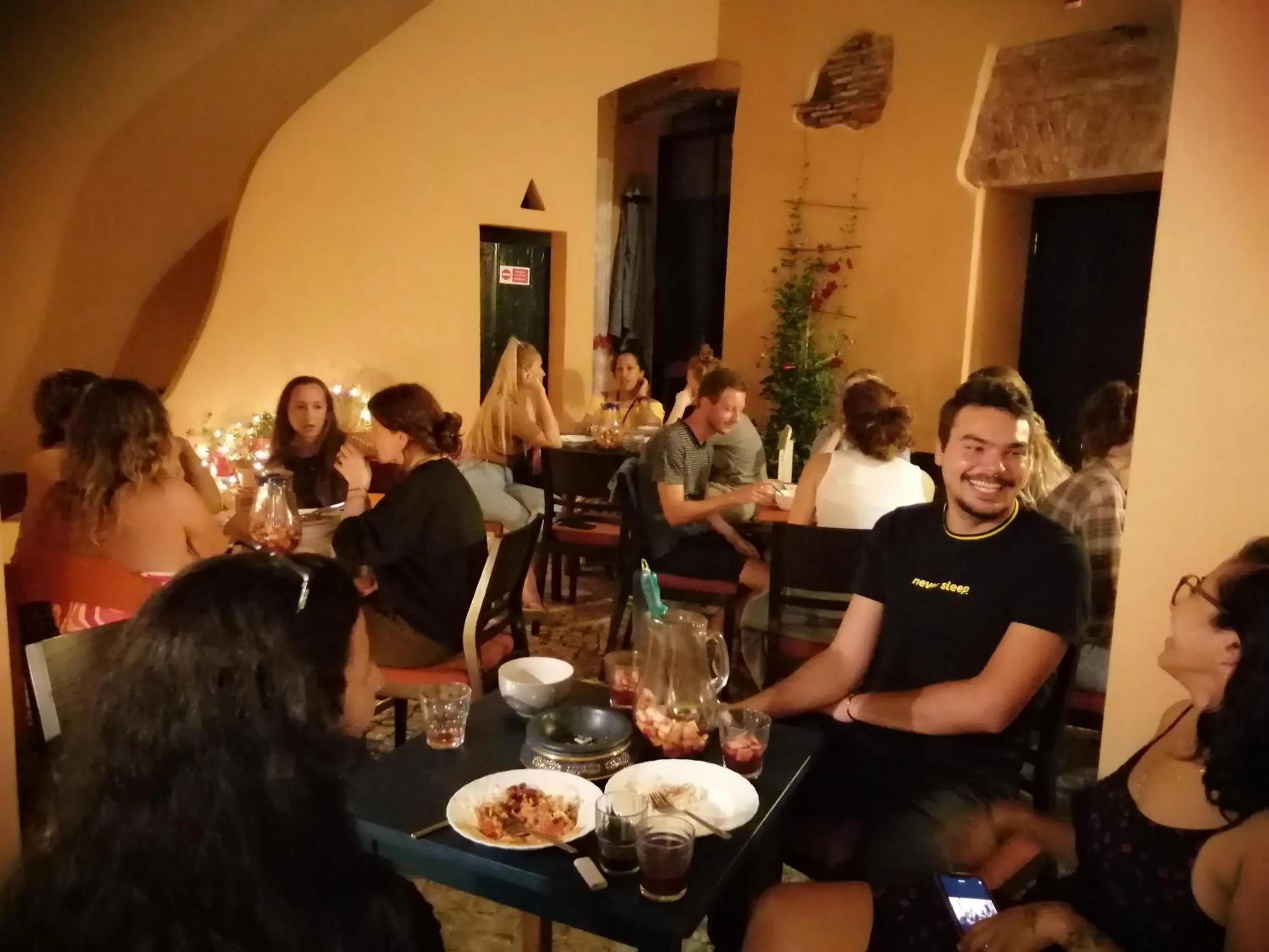 Patio in Tilia Hostel