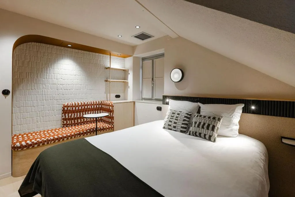 Bed in AUBERGE FRANKENBOURG