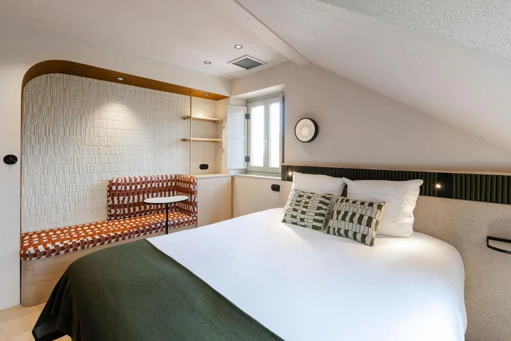 Bed in AUBERGE FRANKENBOURG