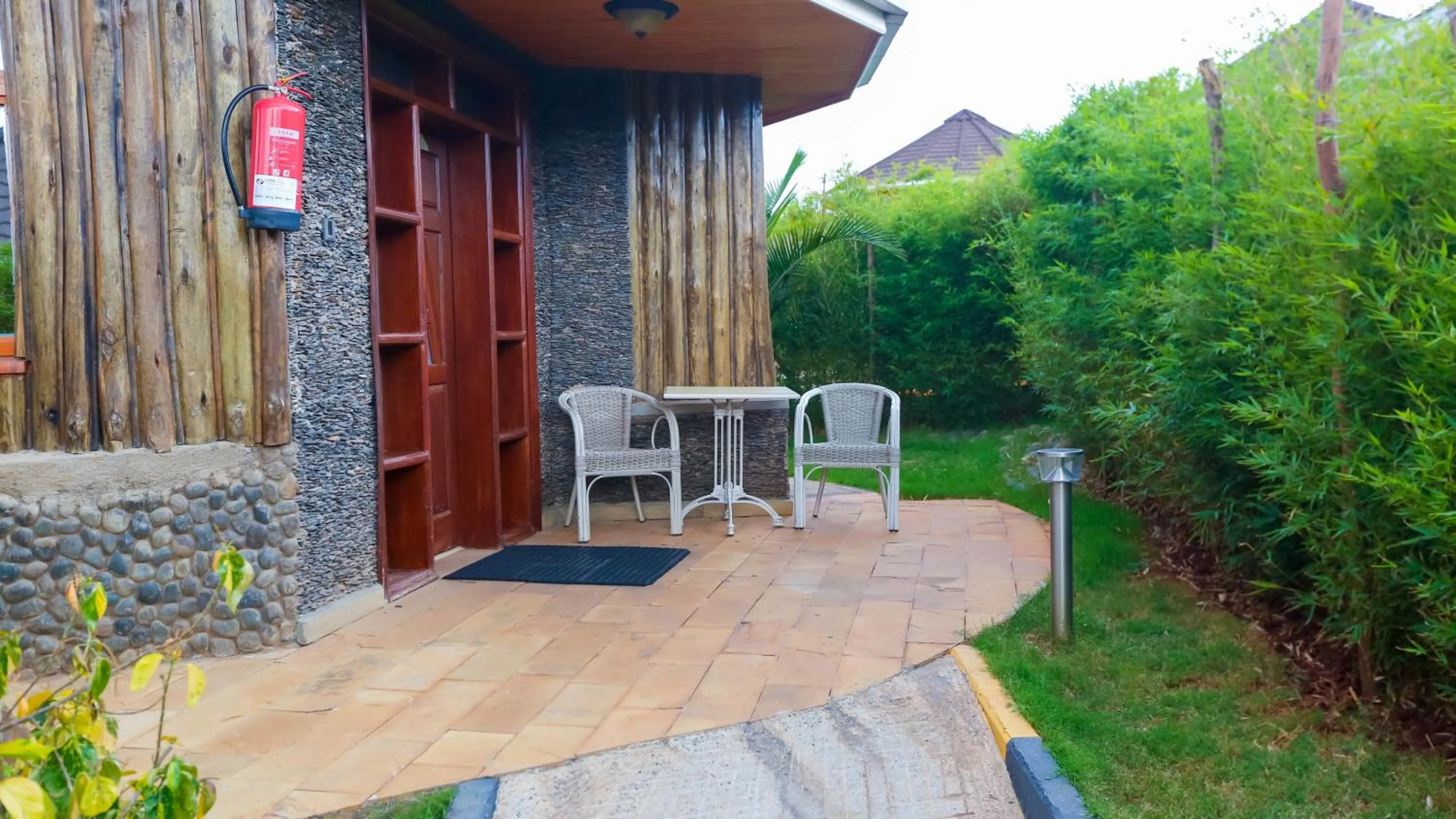 Garden view in Aberdare Prestige & Royal Cottages