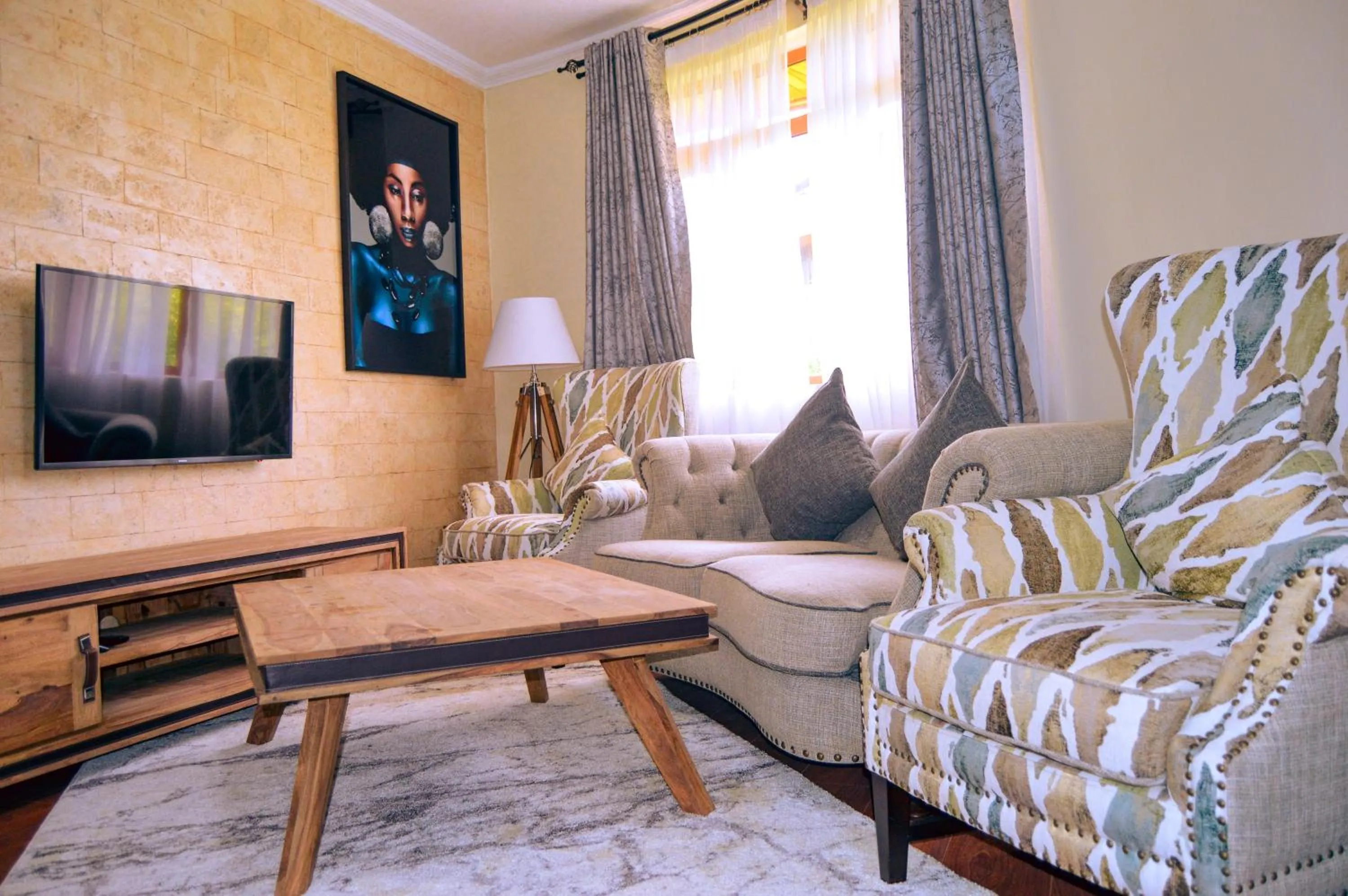 Seating area in Aberdare Prestige & Royal Cottages