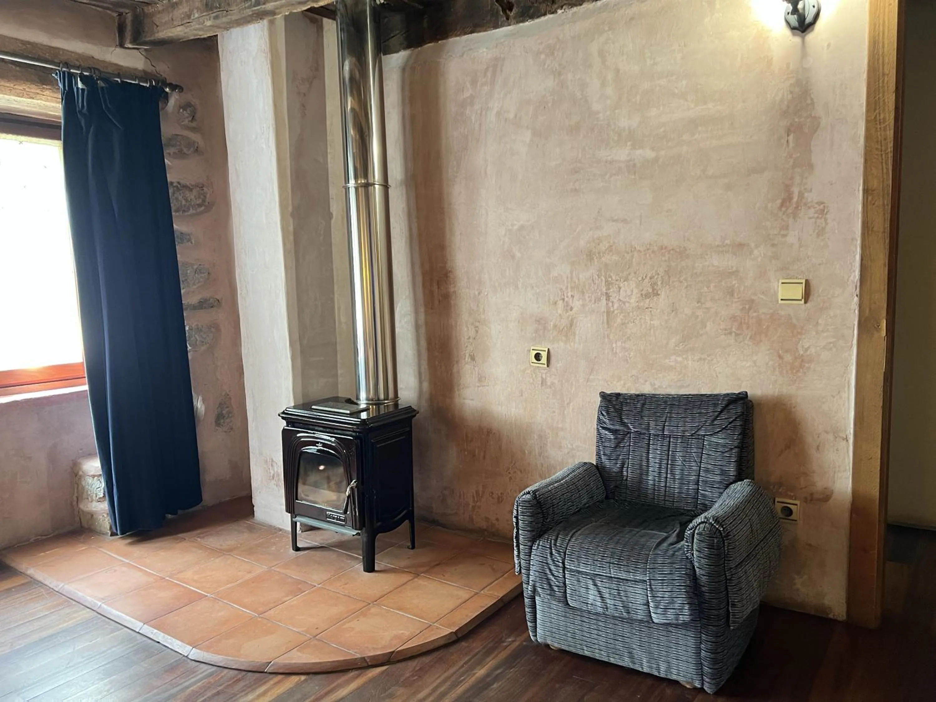 Living room in Casa Rural Ecológica Kaaño Etxea