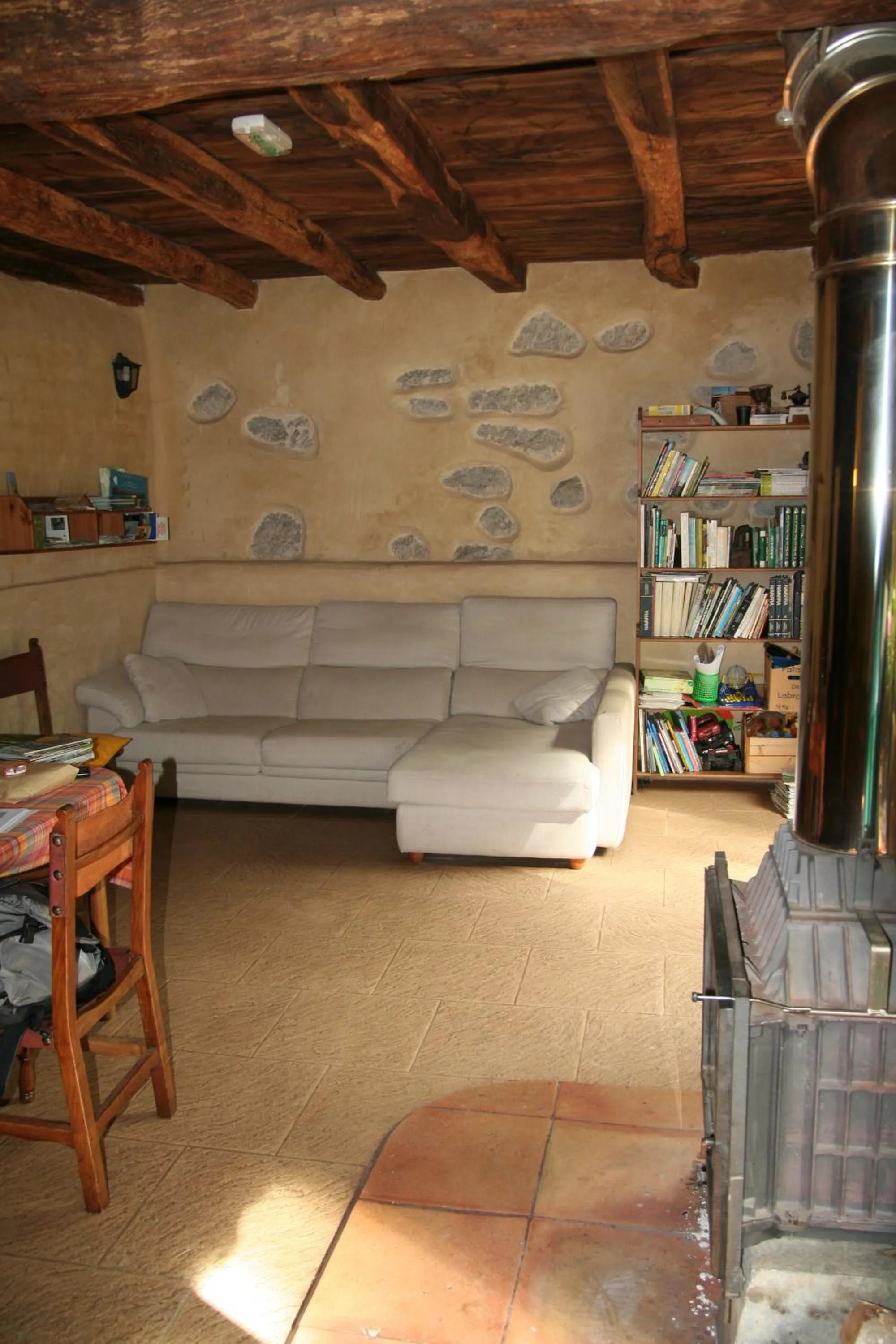 Living room in Casa Rural Ecológica Kaaño Etxea