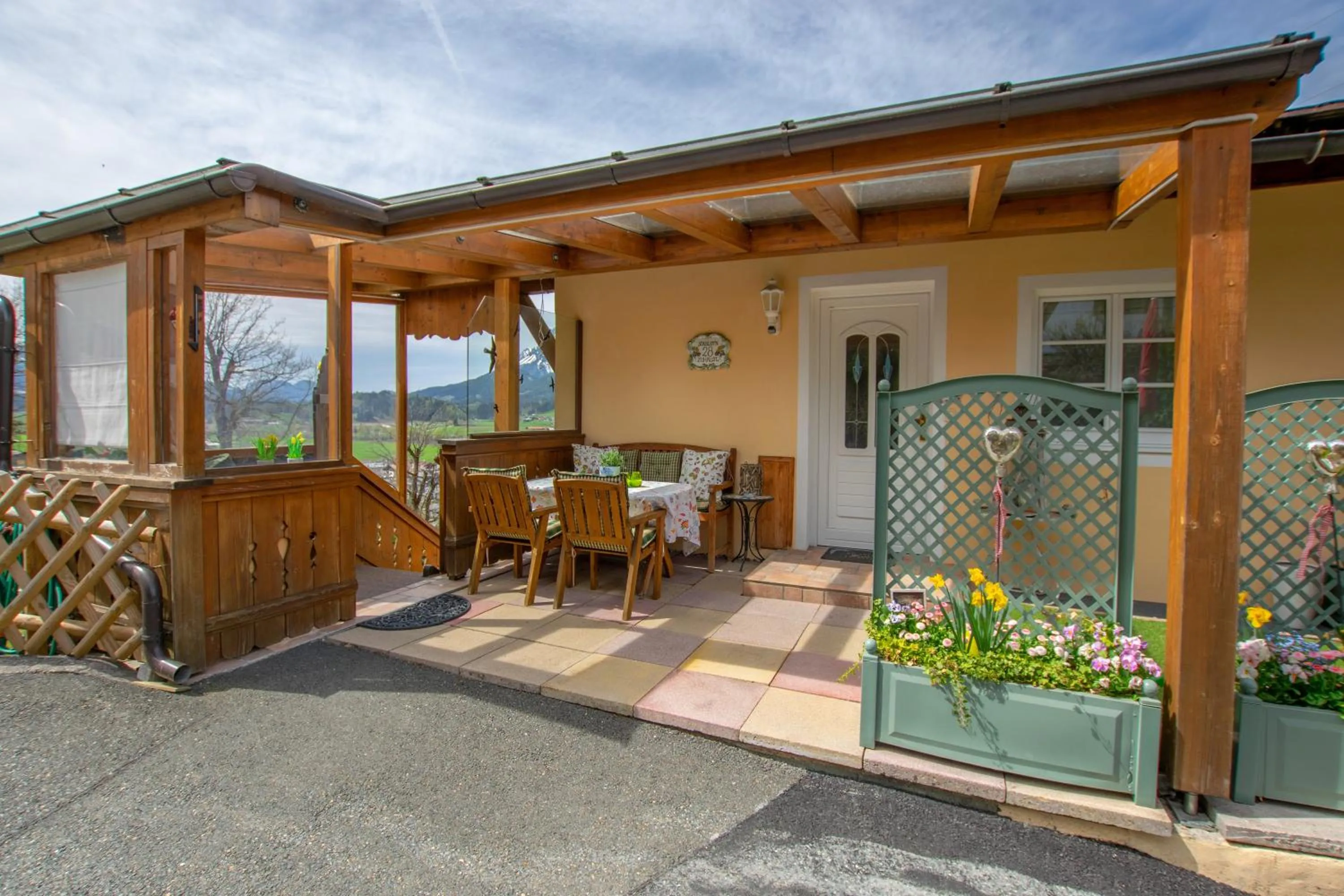 Facade/entrance in Romantik Aparthotel Sonnleitn