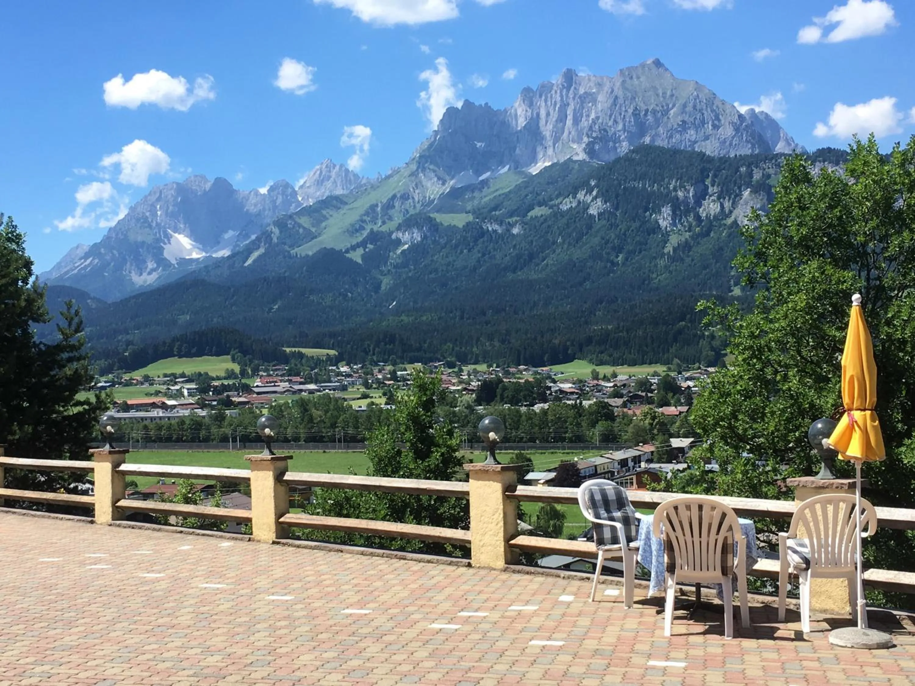 Patio in Romantik Aparthotel Sonnleitn