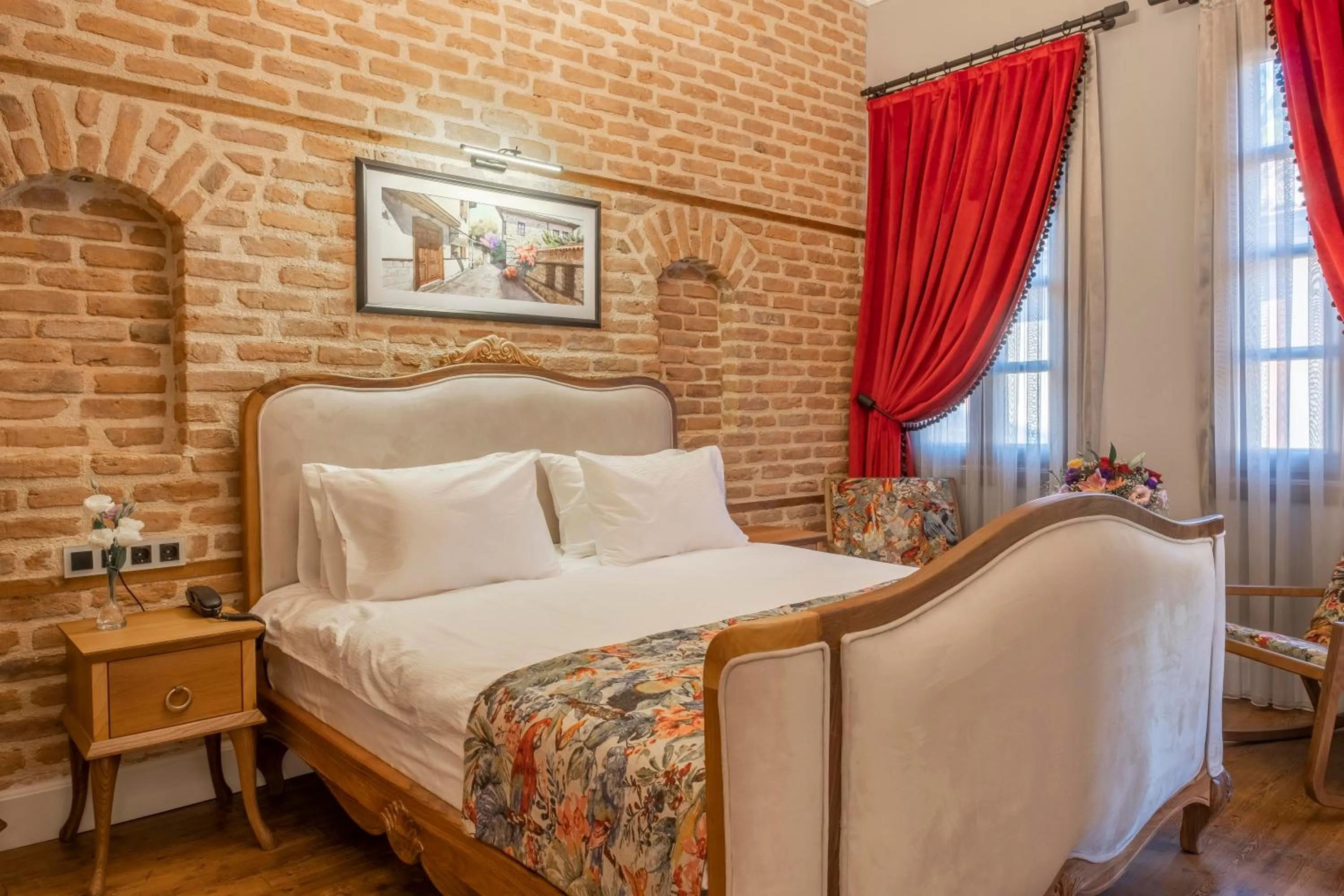 Bed in Hotel Lykia Old Town Antalya