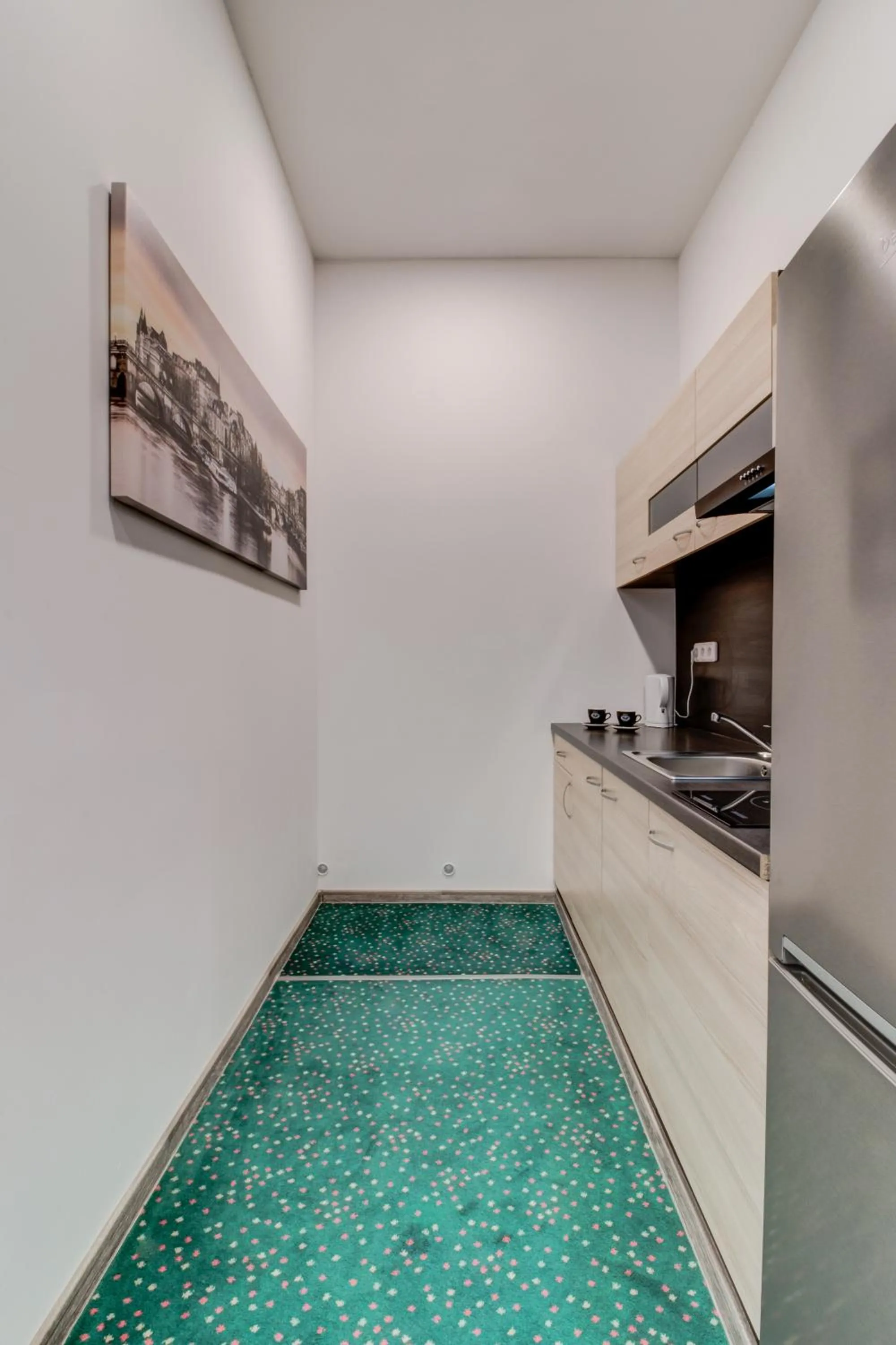 Kitchen or kitchenette in Hotel Maxim