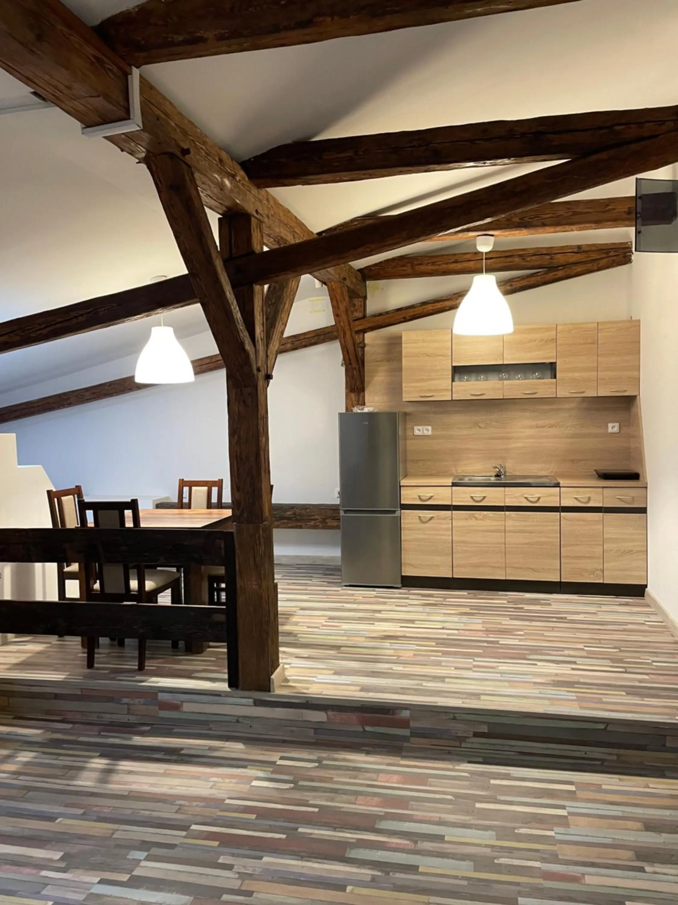 Kitchen or kitchenette in Hotel Maxim