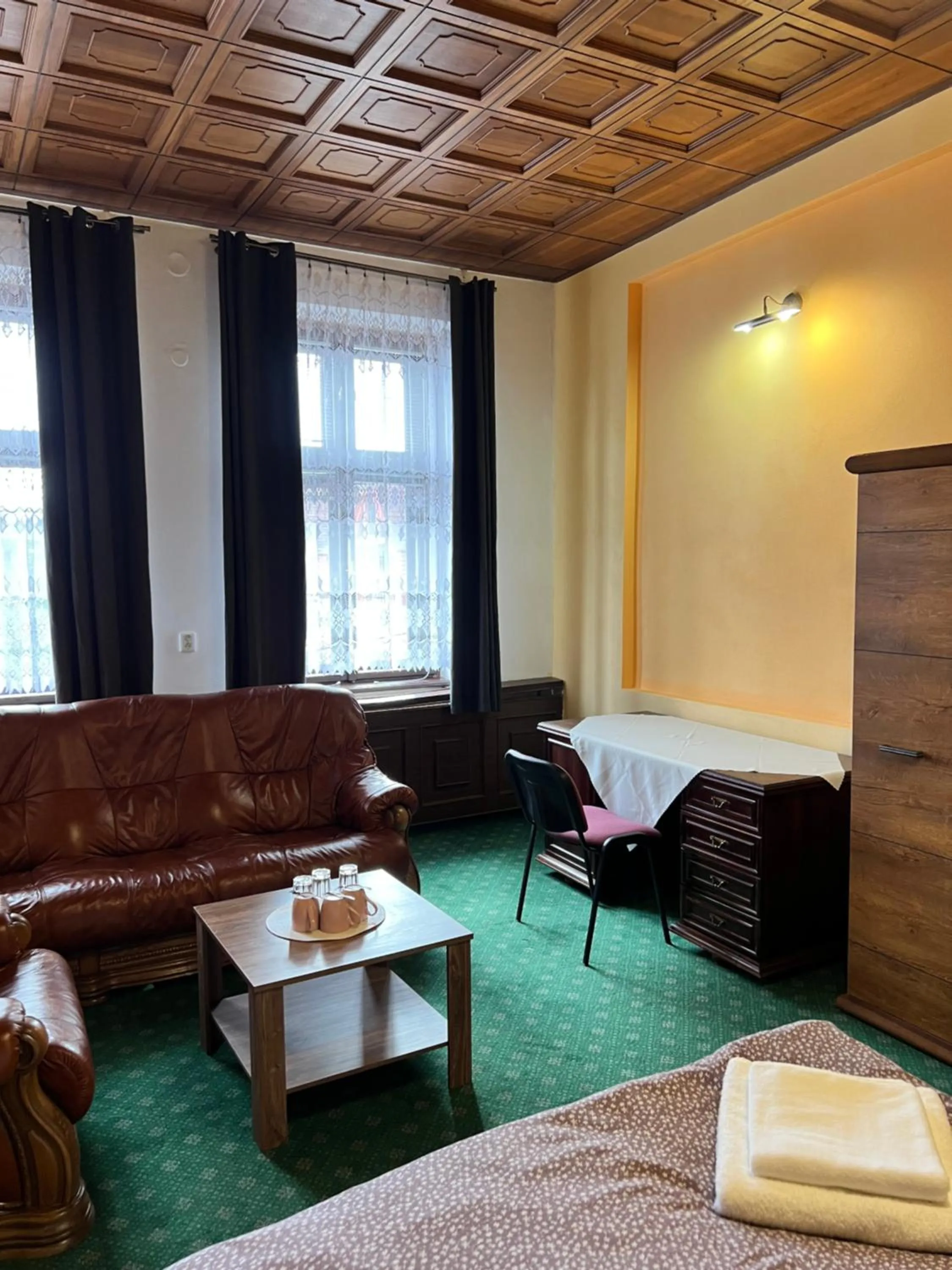 Seating area in Hotel Maxim