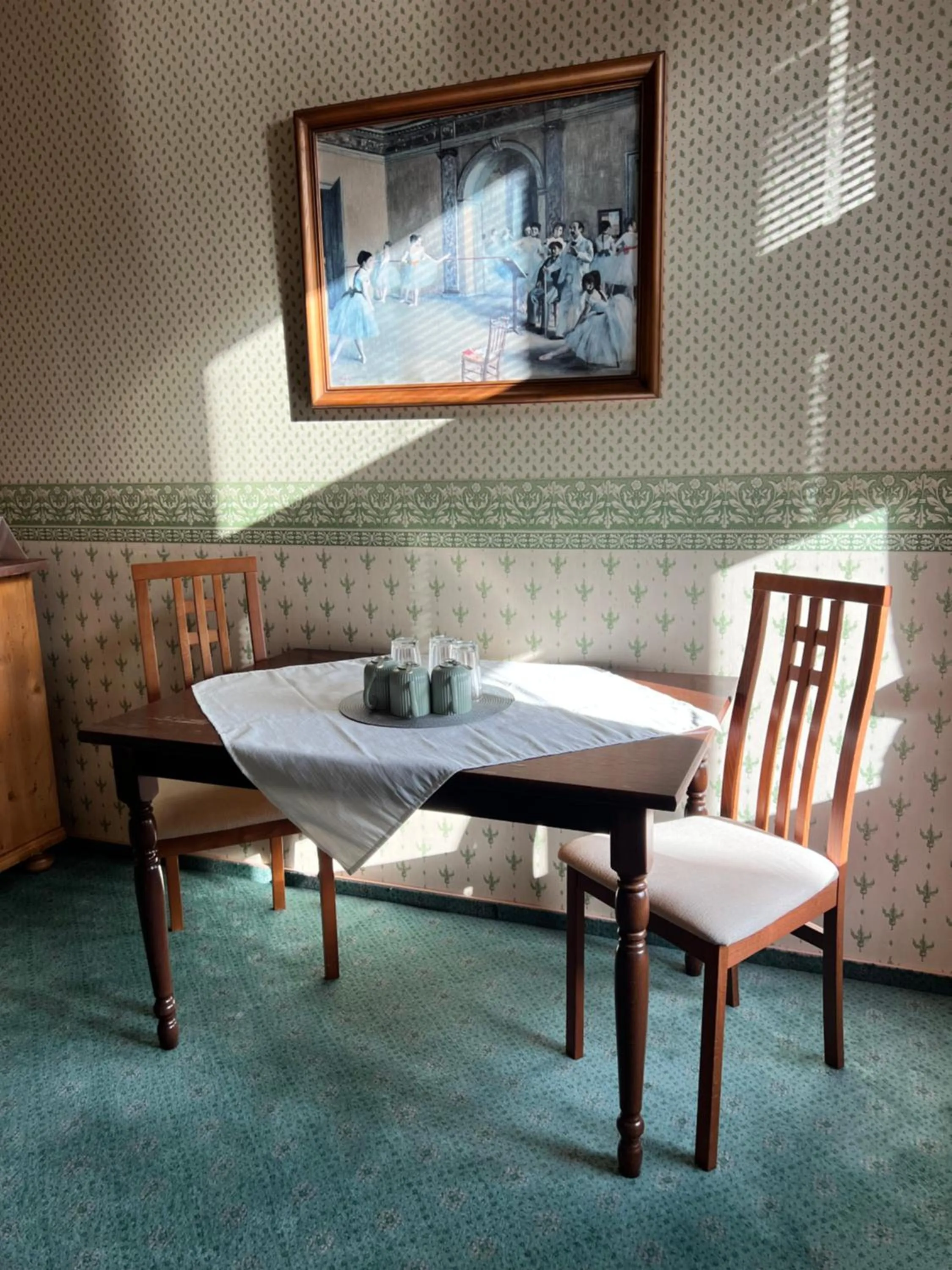 Seating area in Hotel Maxim