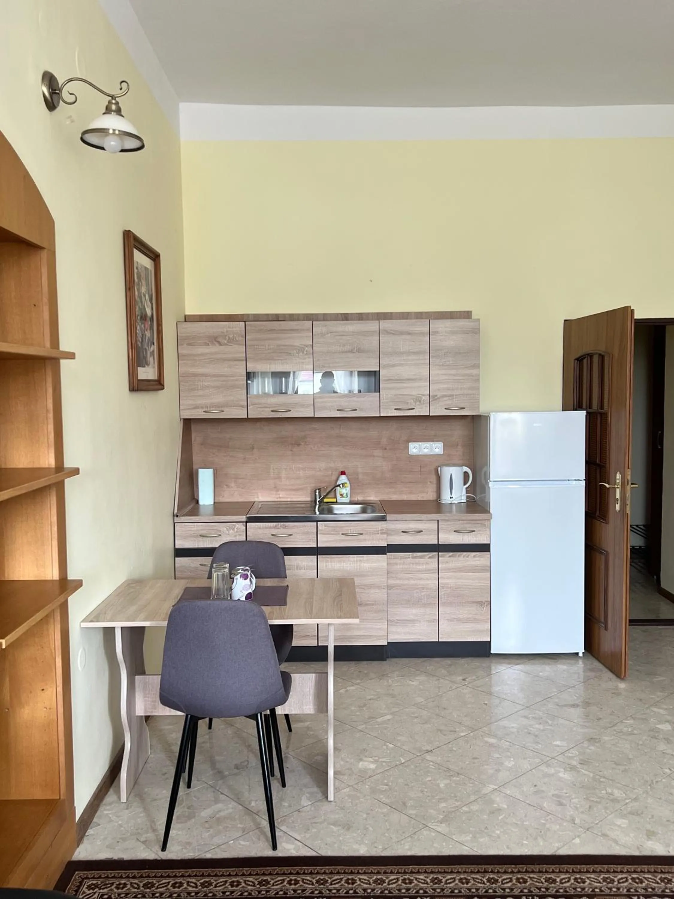 Kitchen or kitchenette in Hotel Maxim