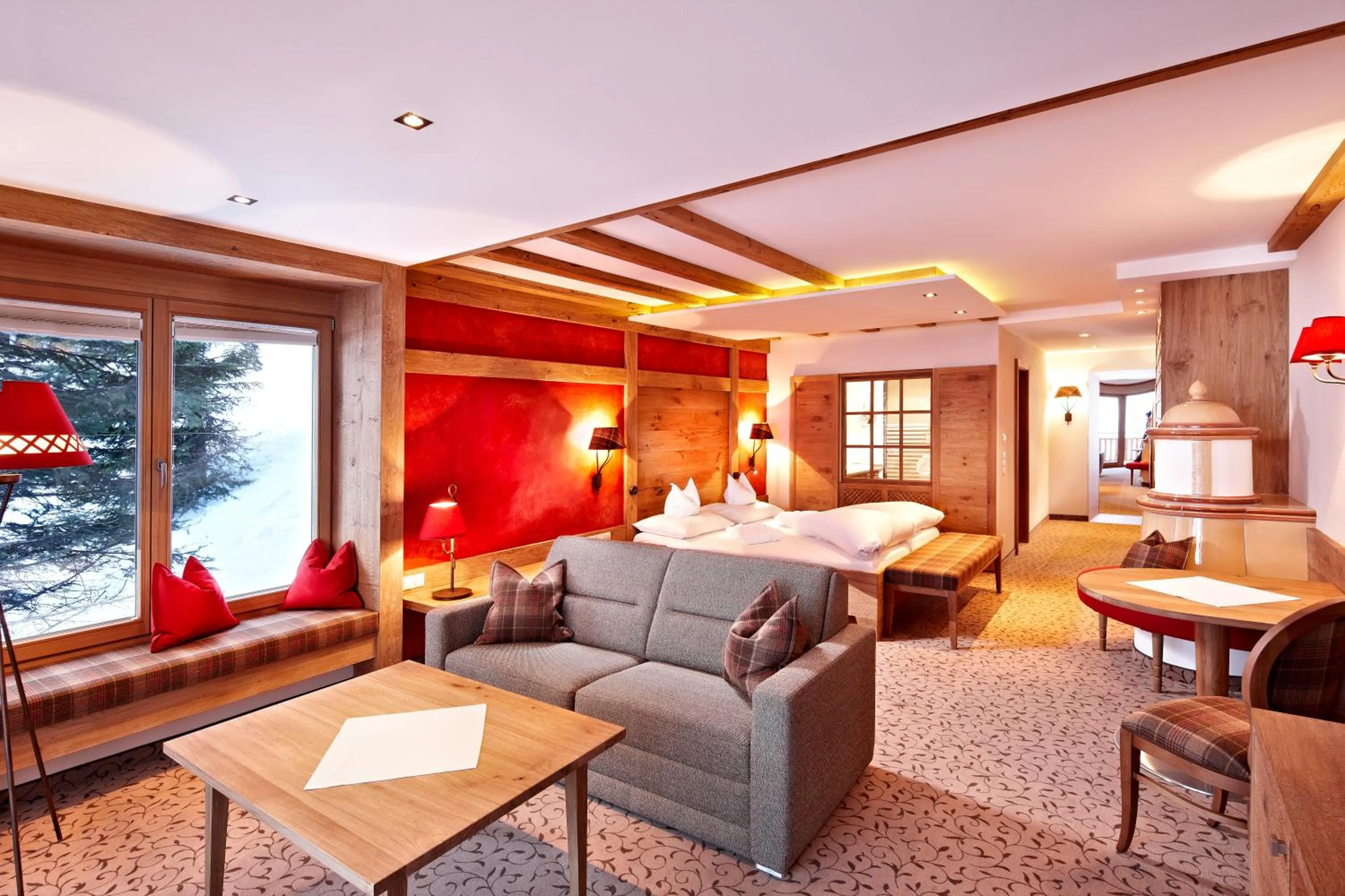 Photo of the whole room, Bed in Hotel Berghof Crystal Spa & Sports