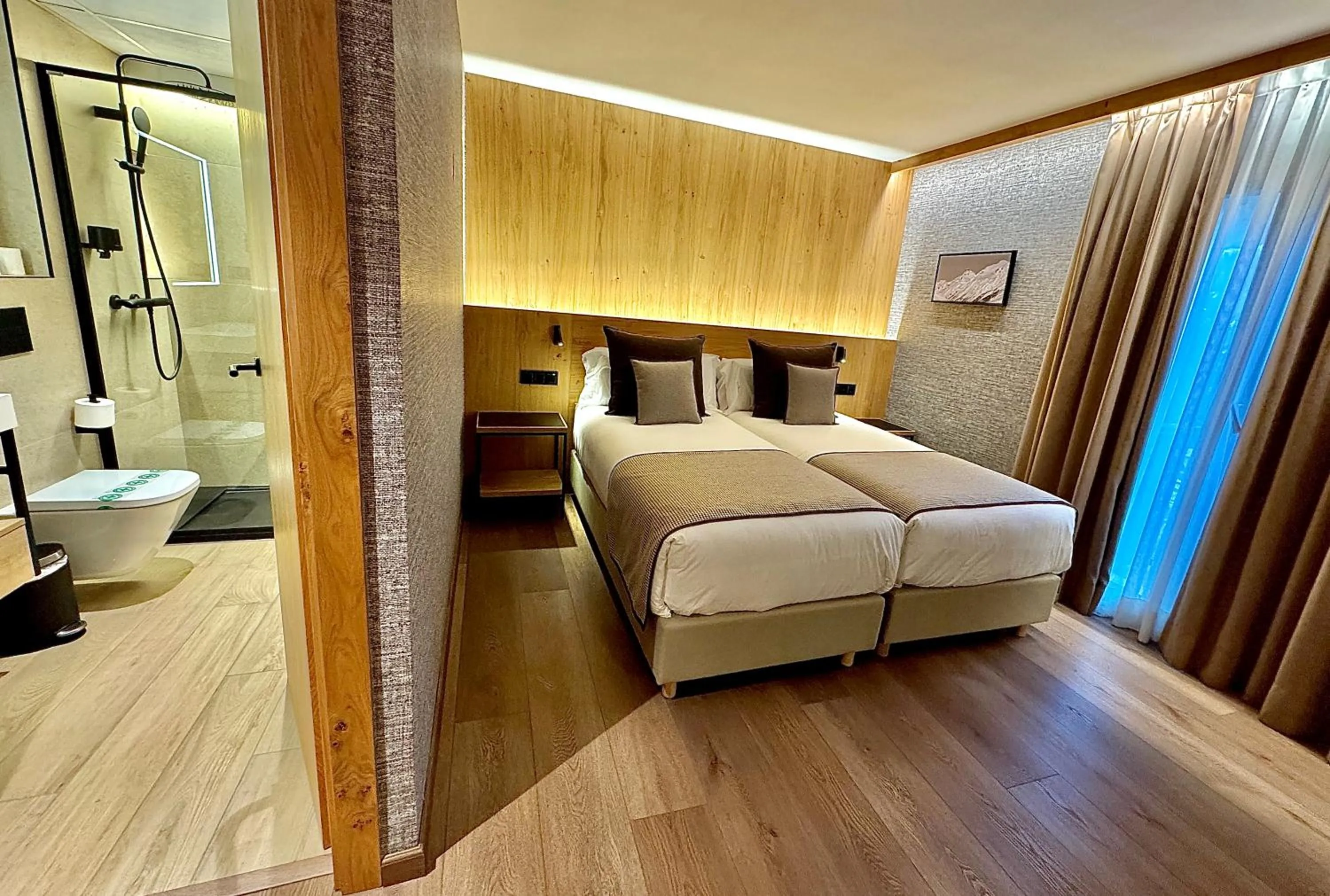 Bed in Hotel Petit Lacreu