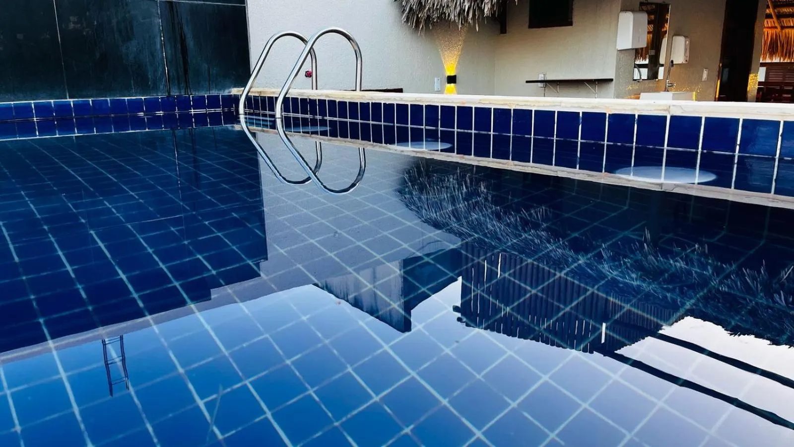 Pool view in Pousada Maria do Lampião Jericoacoara- Antigo Jeri Vila Mini