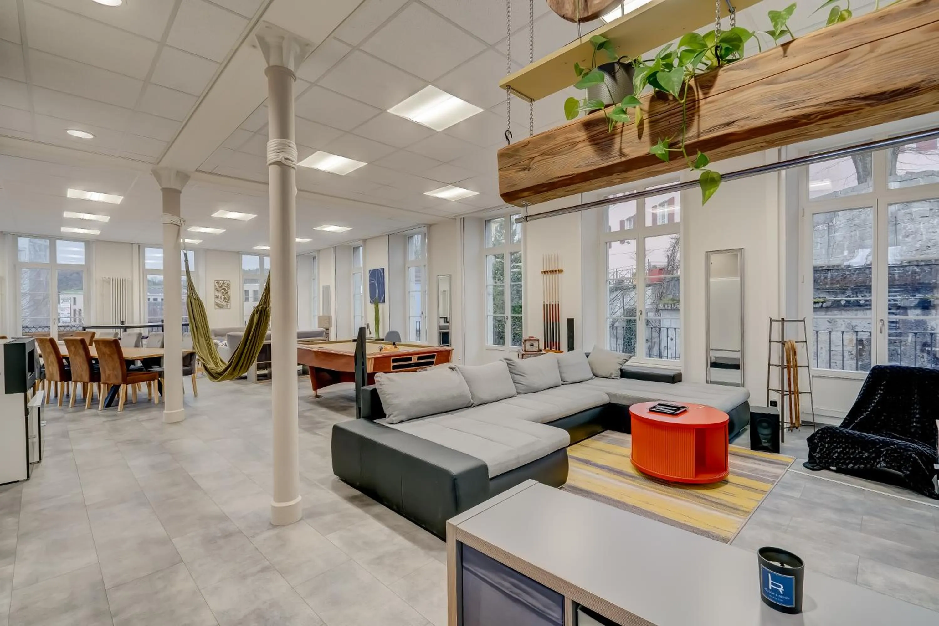 Seating area in The 5 Continents I by Stay Swiss