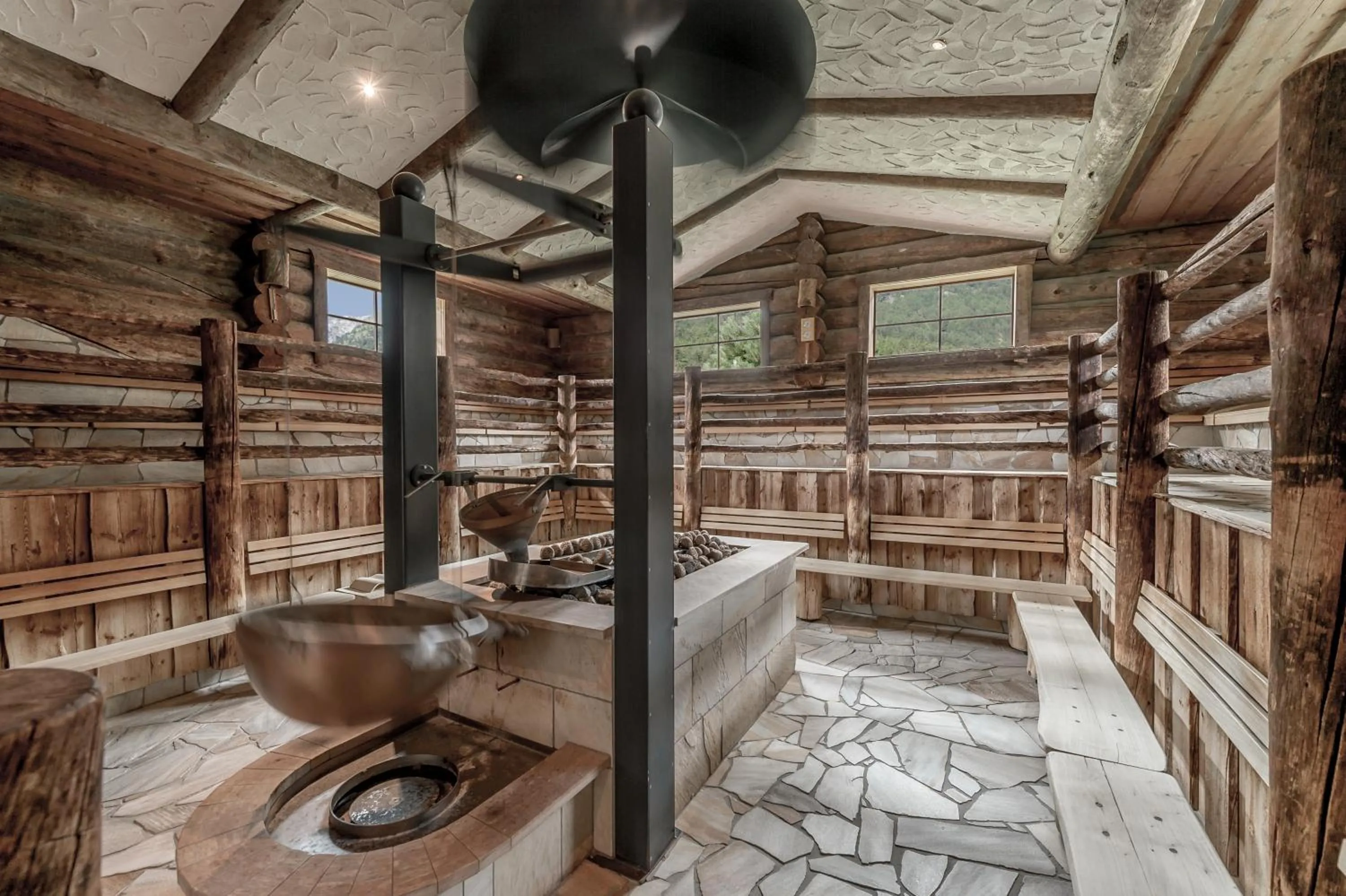 Sauna in Aqua Dome 4 Sterne Superior Hotel & Tirol Therme Längenfeld