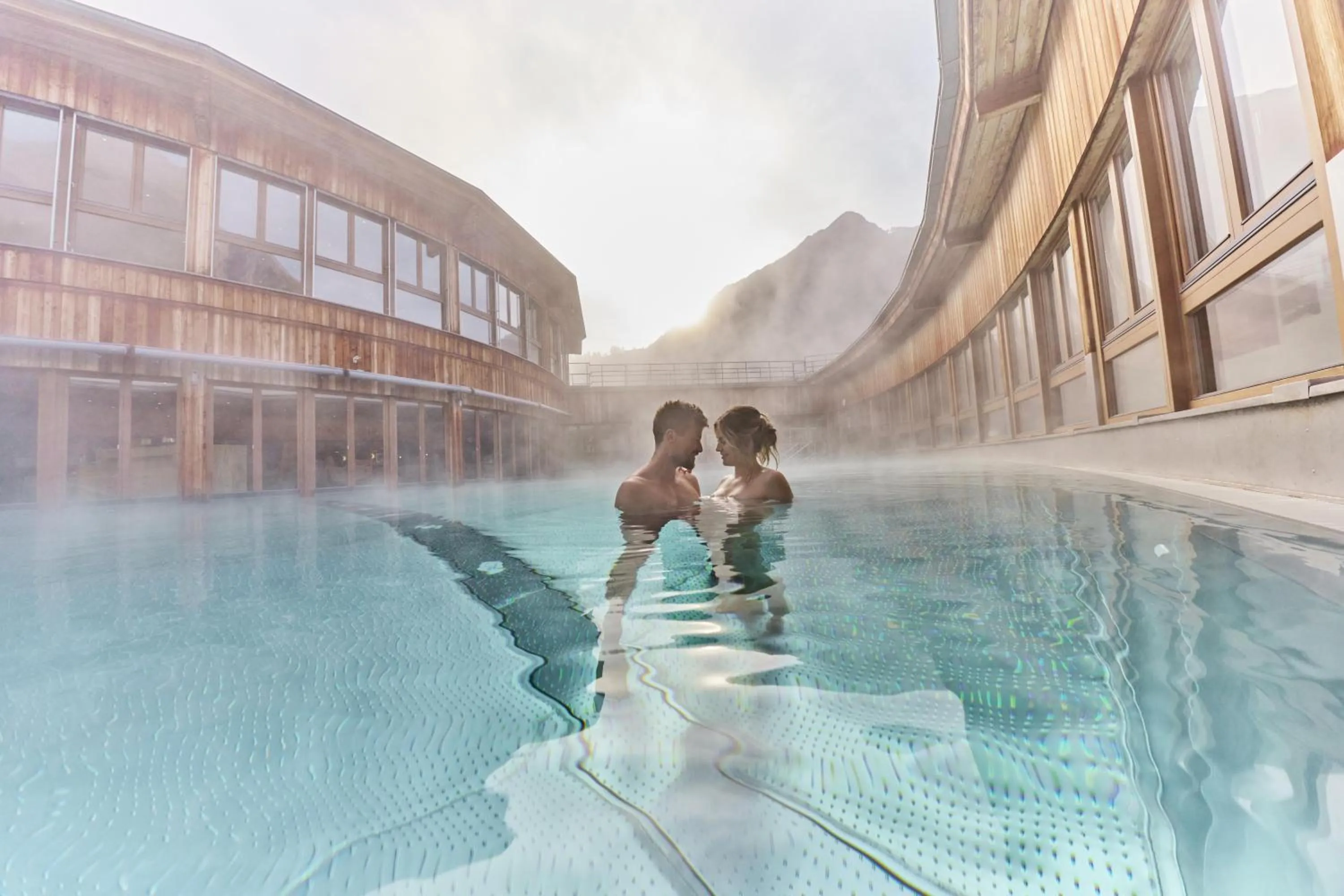 Sauna in Aqua Dome 4 Sterne Superior Hotel & Tirol Therme Längenfeld