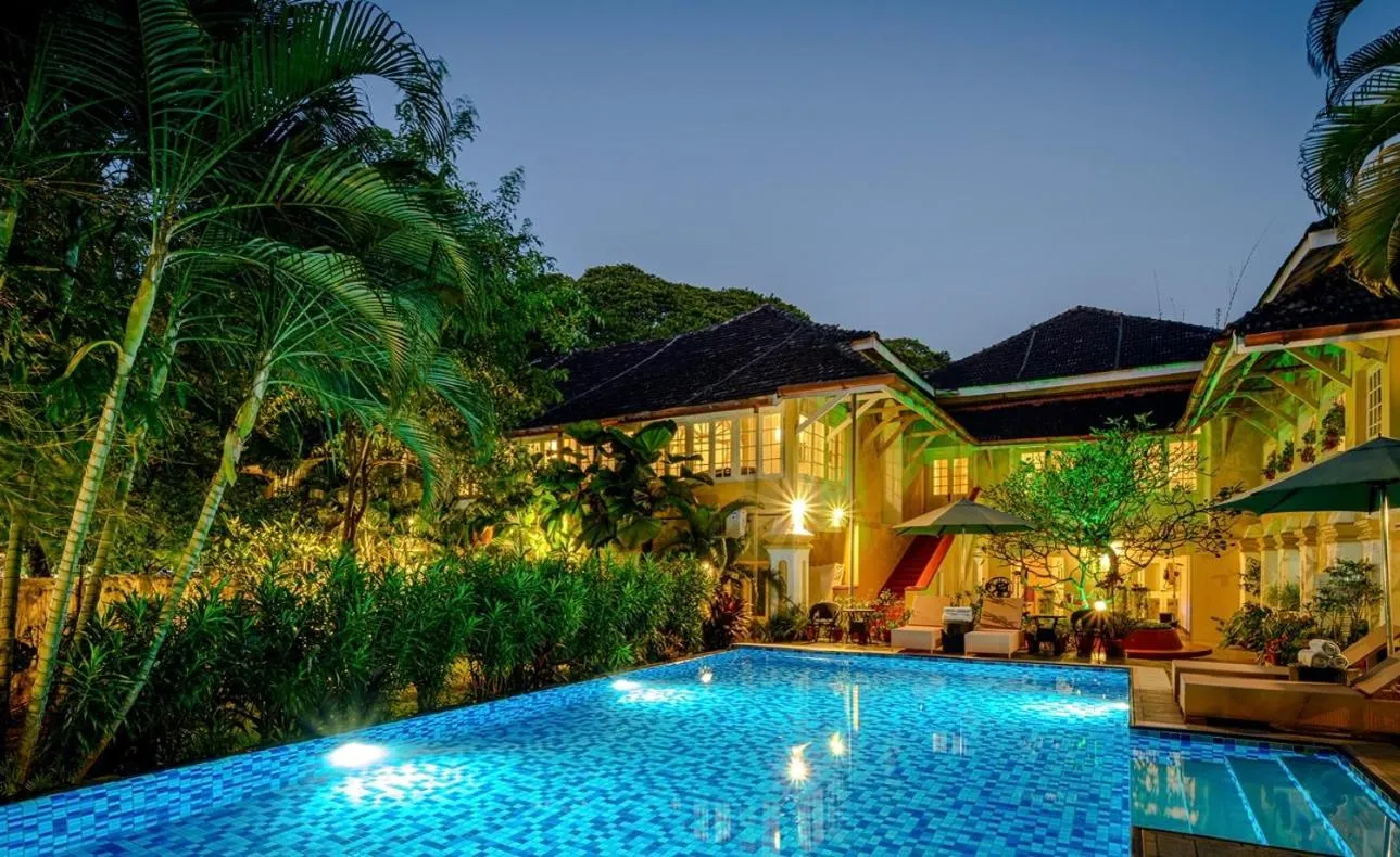 Swimming pool in Neemrana's- Tower House