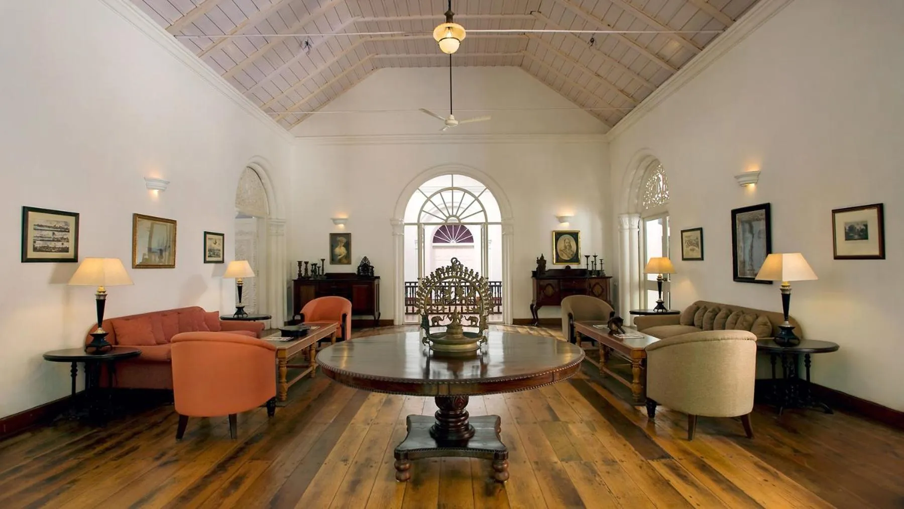 Lobby or reception in Neemrana's- Tower House