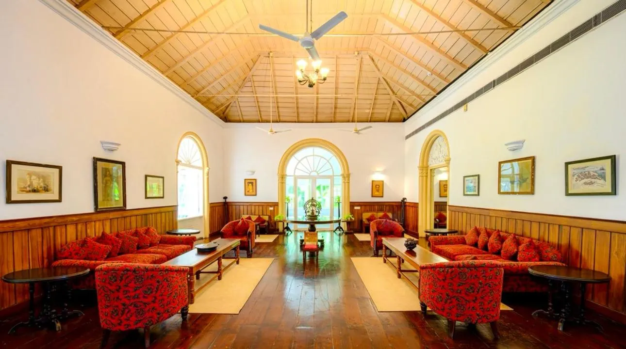 Lobby or reception in Neemrana's- Tower House