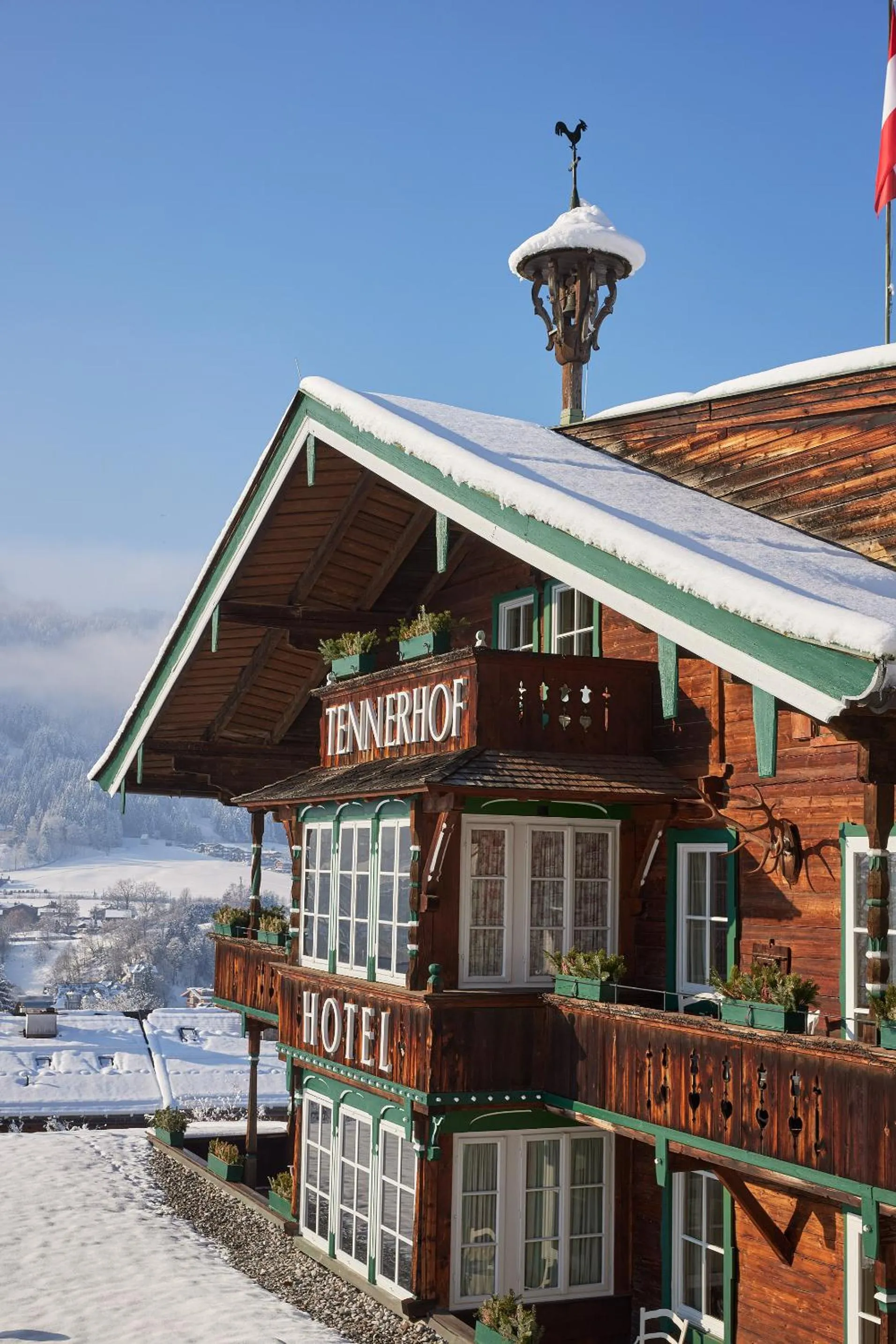 Property building in Relais & Châteaux Hotel Tennerhof