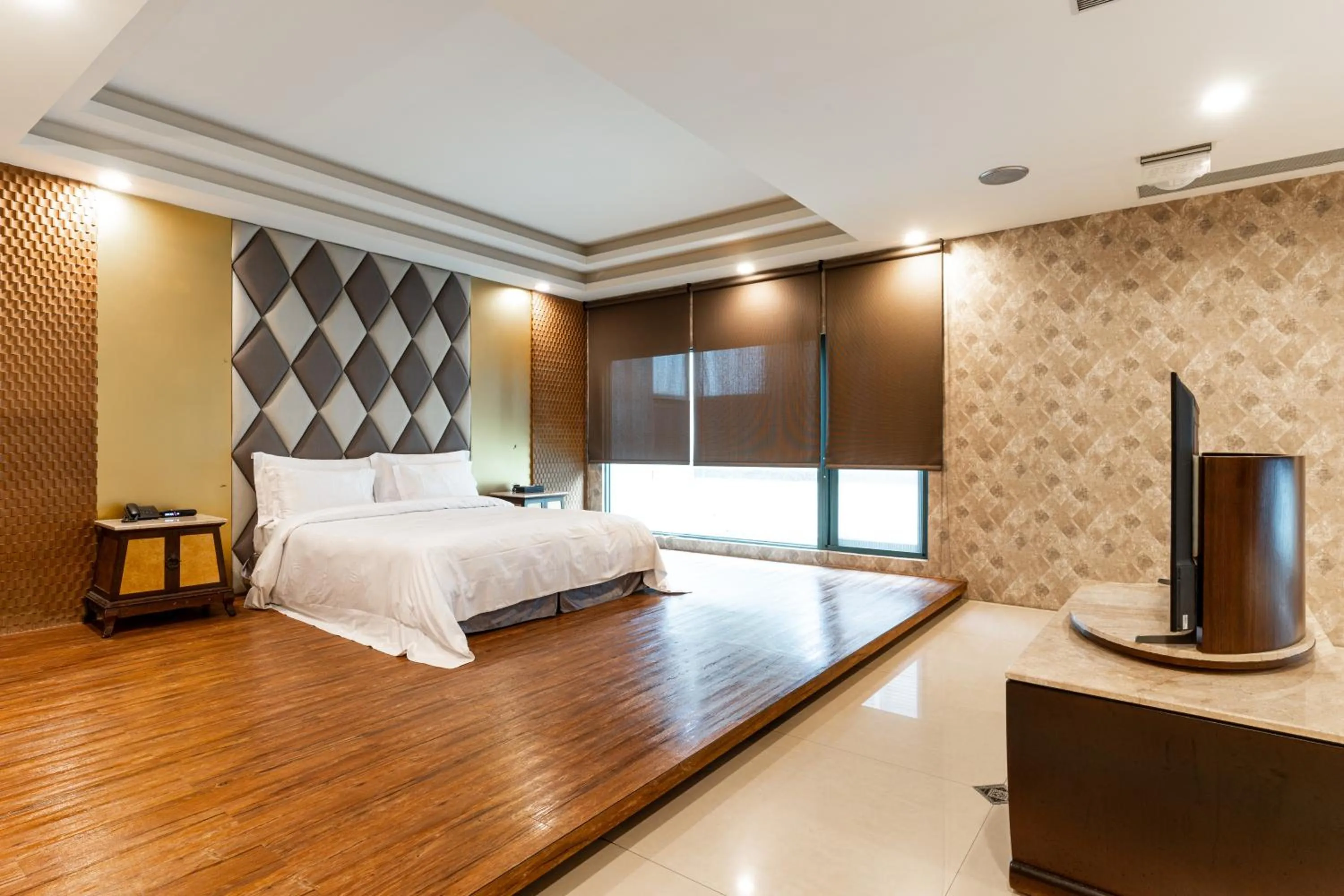 Bed in OHYA Chain Boutique Motel-Yongkang