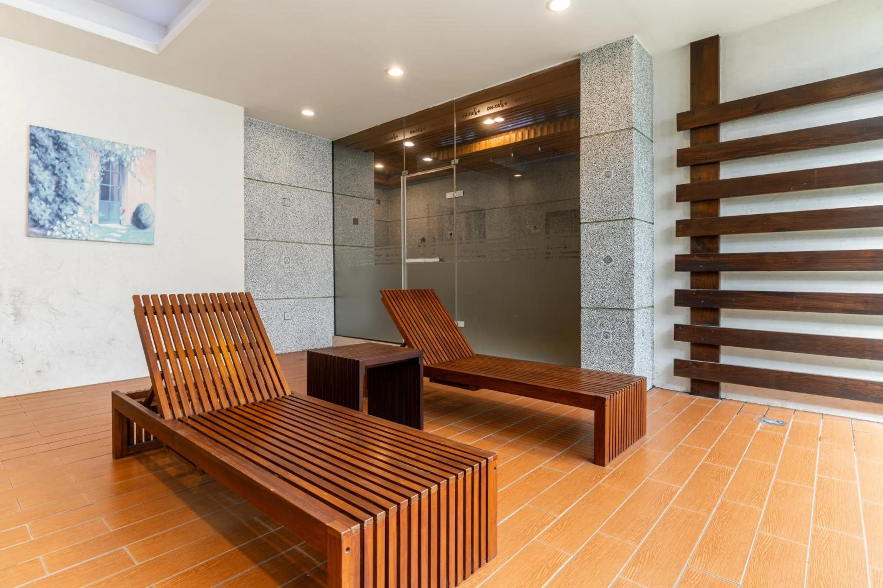 Seating area in OHYA Chain Boutique Motel-Yongkang