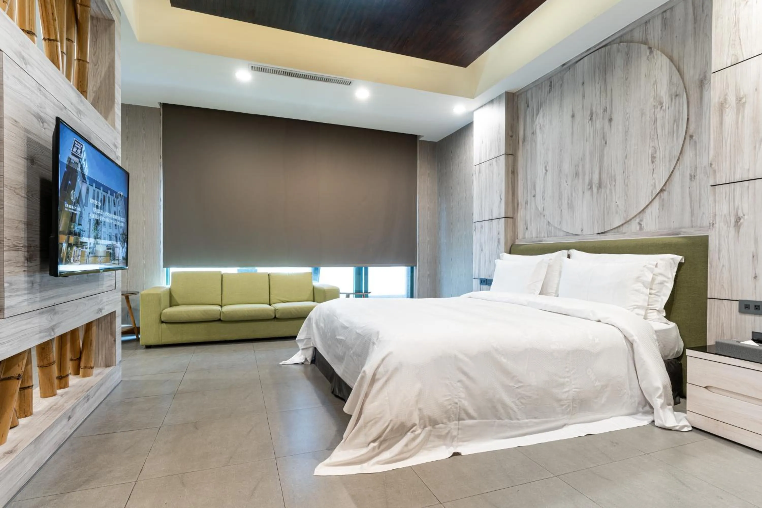 Bed in OHYA Chain Boutique Motel-Yongkang