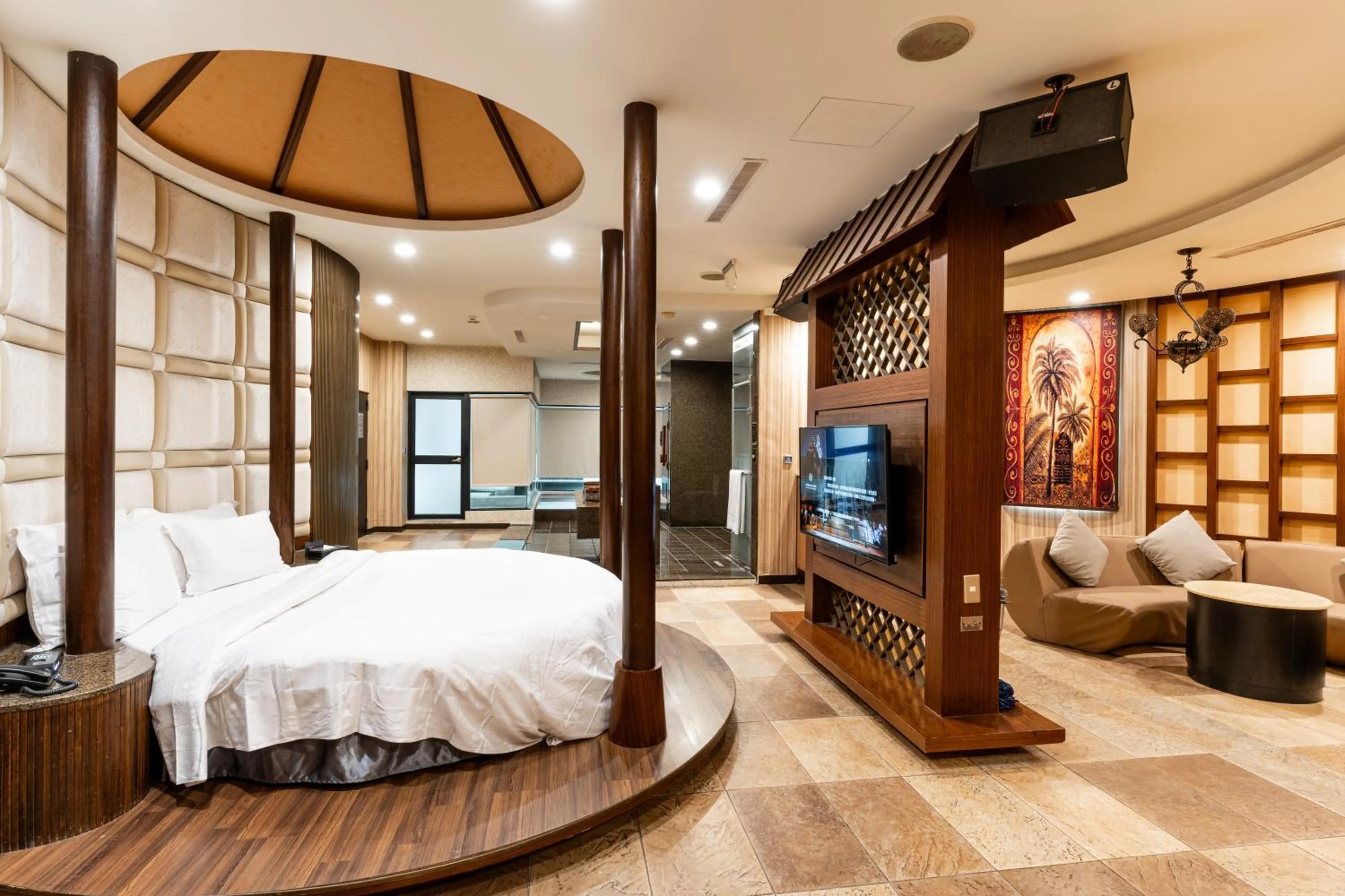 TV and multimedia, Bed in OHYA Chain Boutique Motel-Yongkang