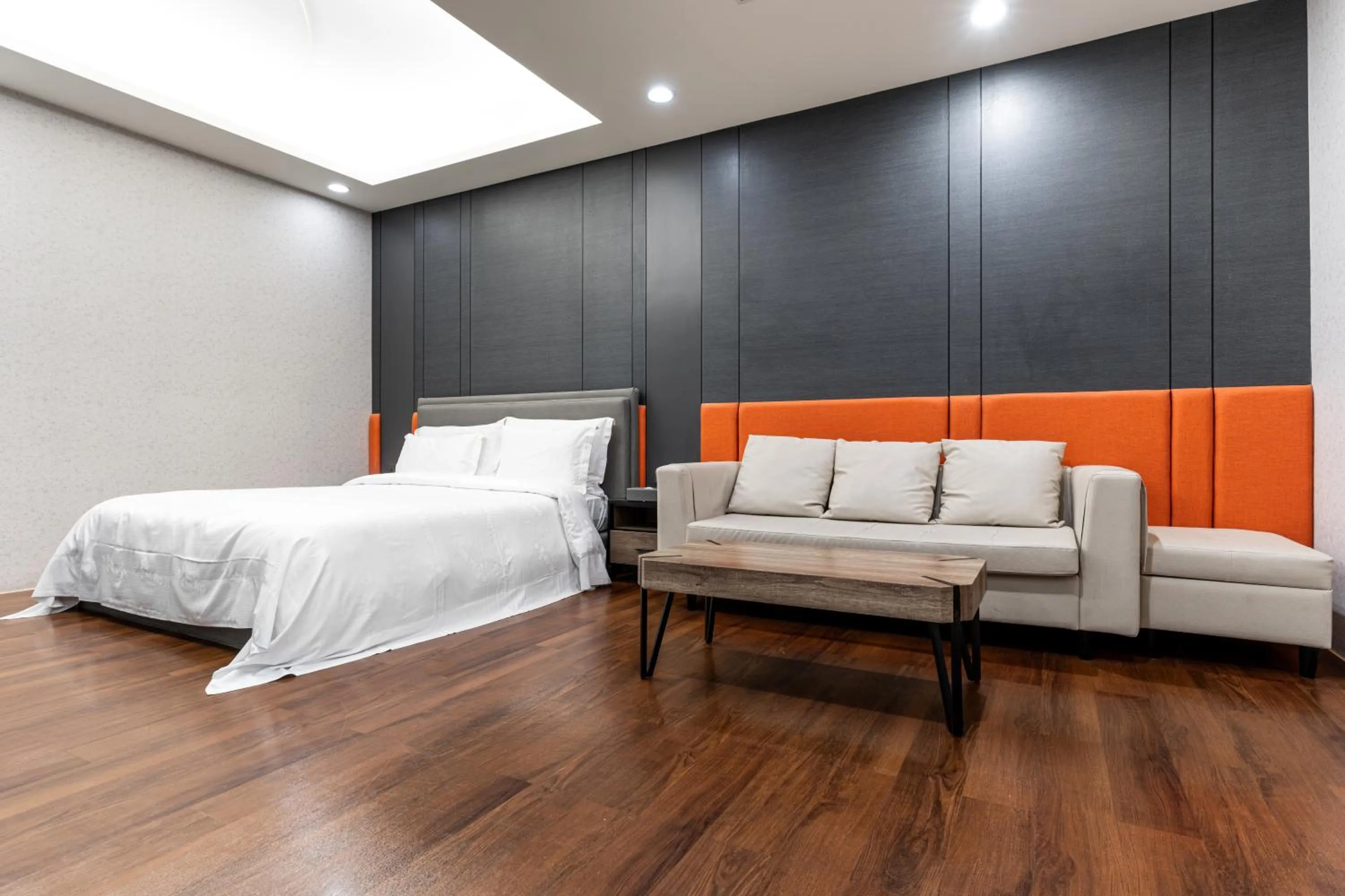 Bed in OHYA Chain Boutique Motel-Yongkang